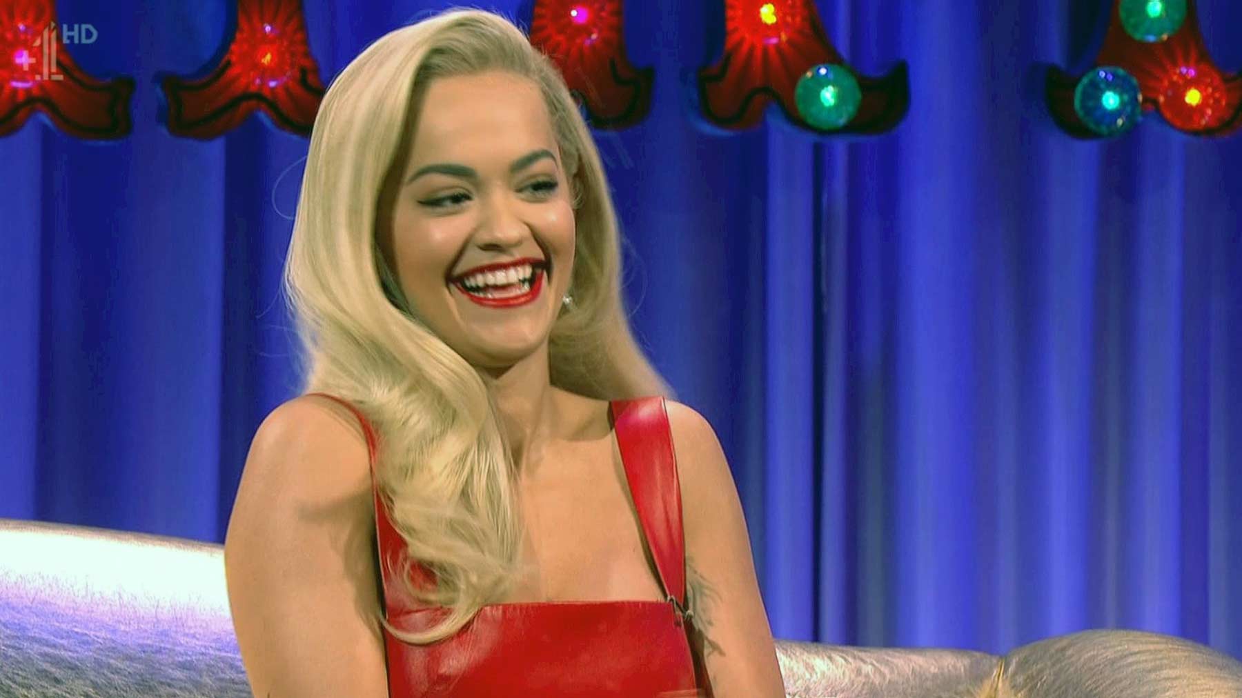 Rita Ora appearing on Alan Carr Chatty Man