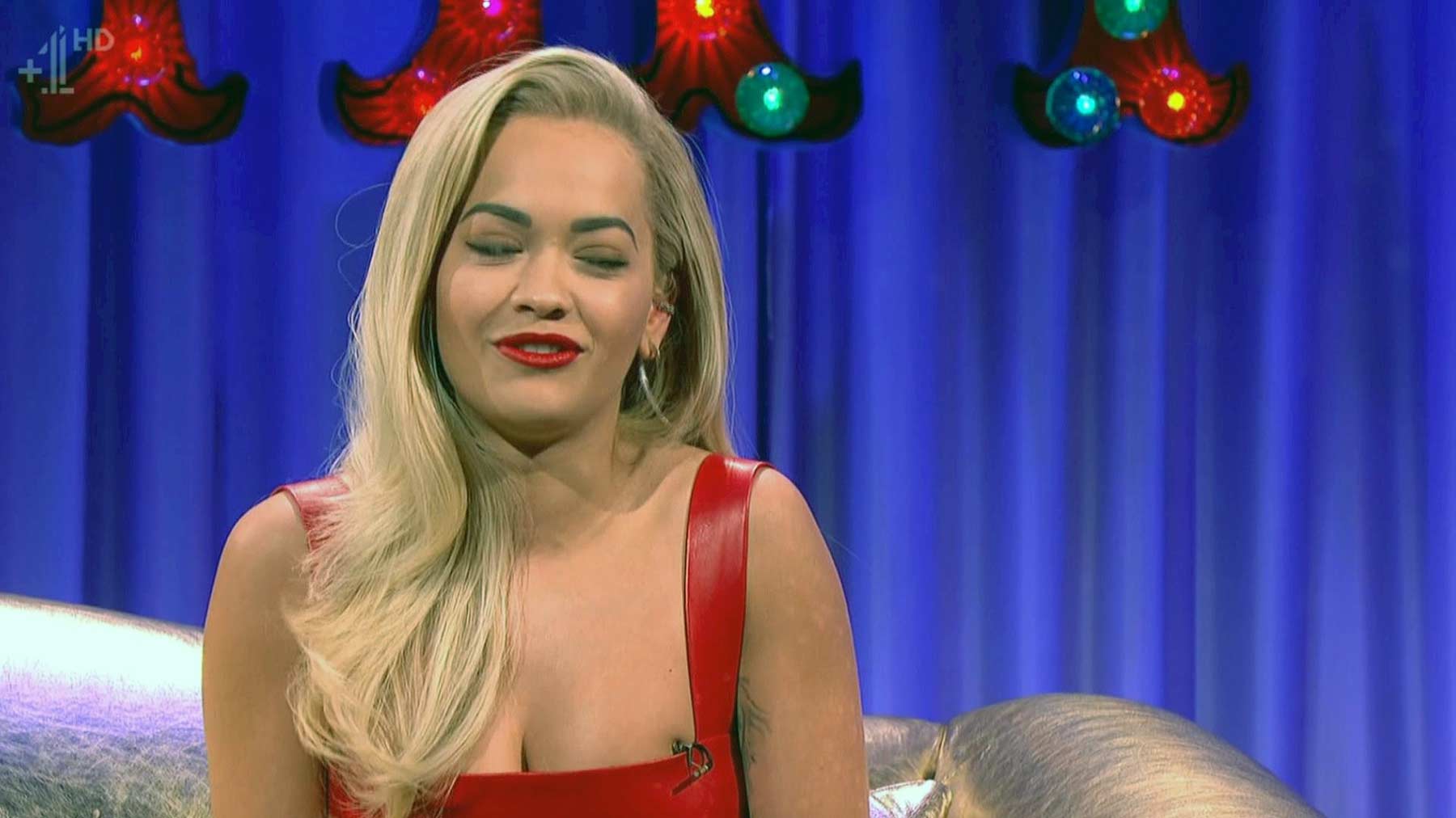 Rita Ora appearing on Alan Carr Chatty Man