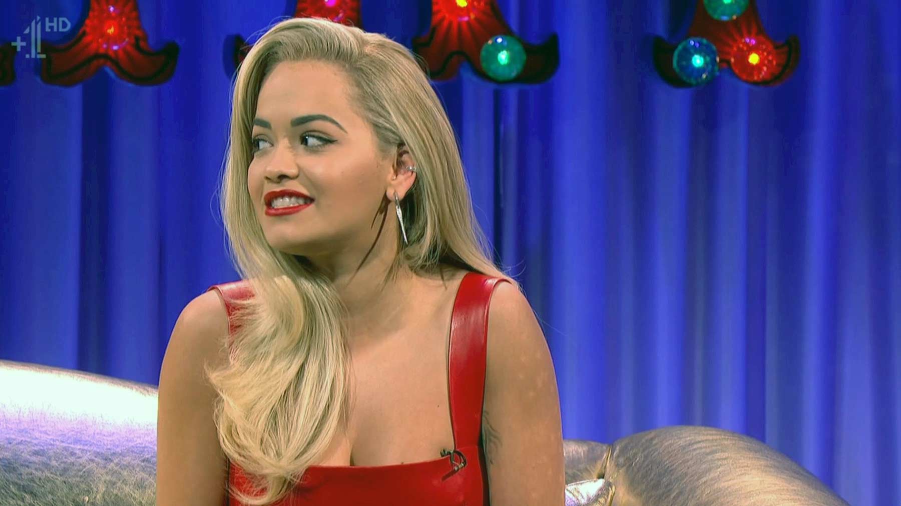 Rita Ora appearing on Alan Carr Chatty Man