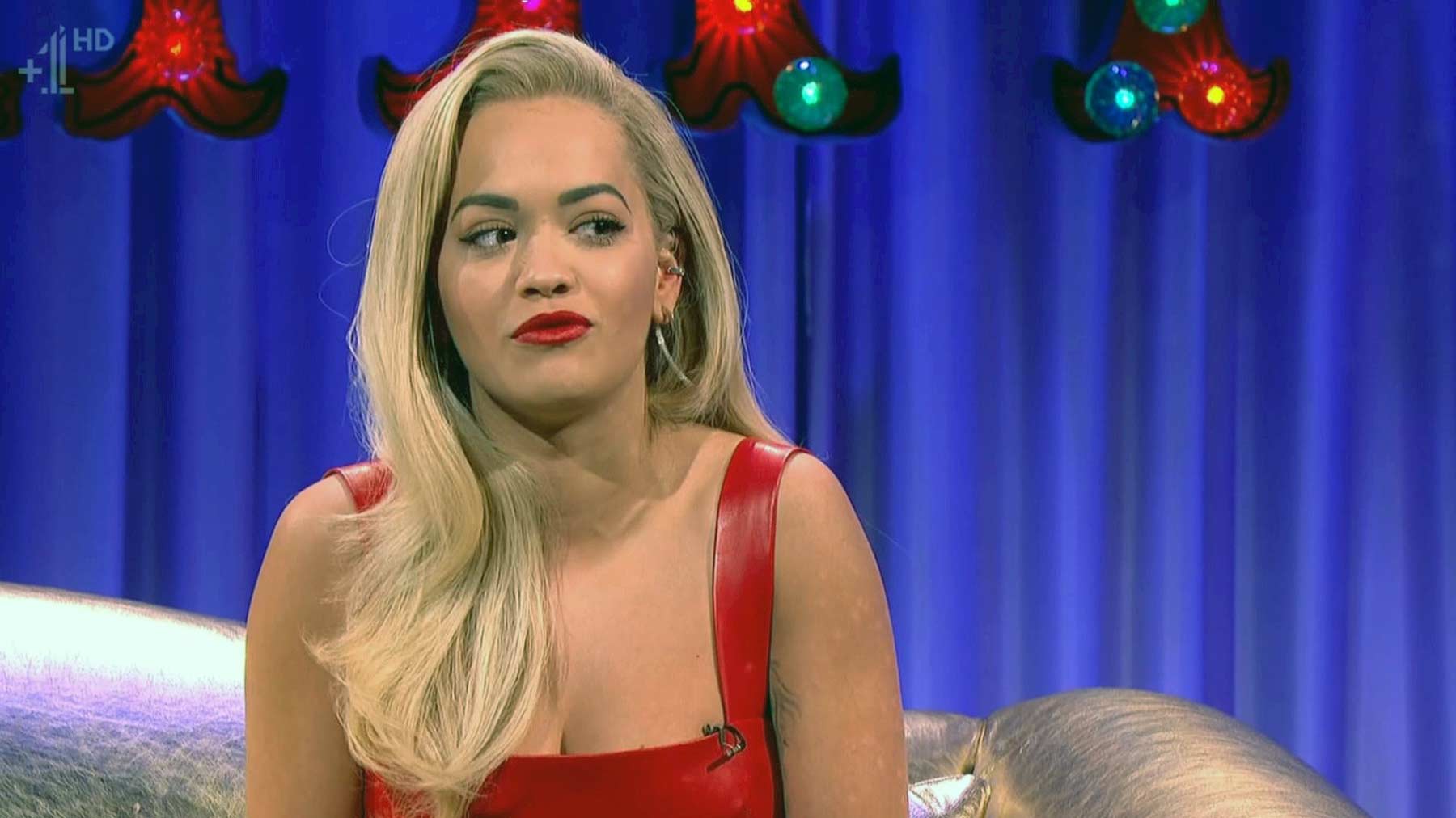 Rita Ora appearing on Alan Carr Chatty Man