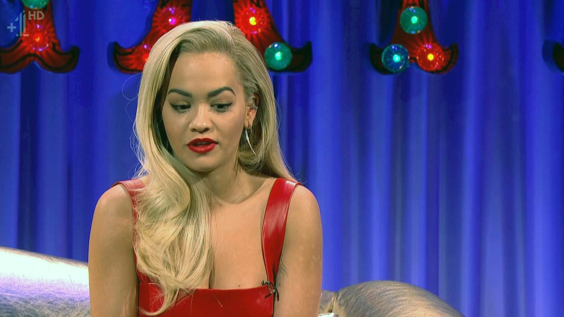 Rita Ora appearing on Alan Carr Chatty Man