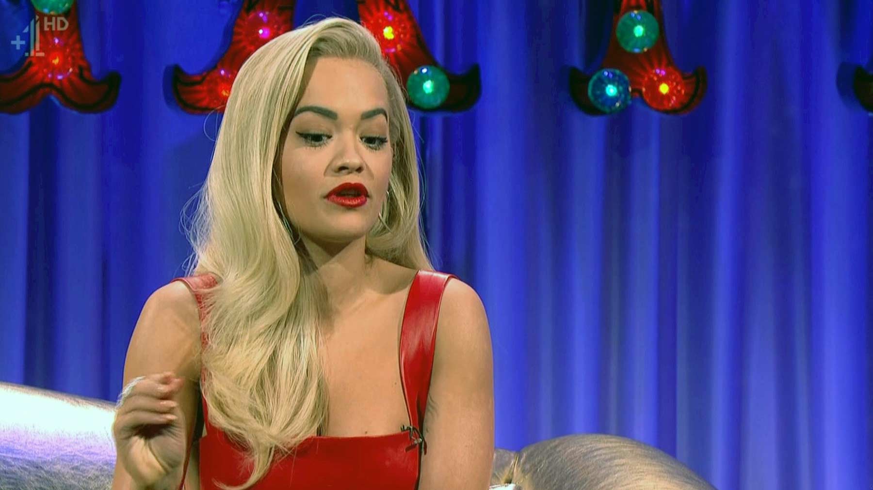 Rita Ora appearing on Alan Carr Chatty Man