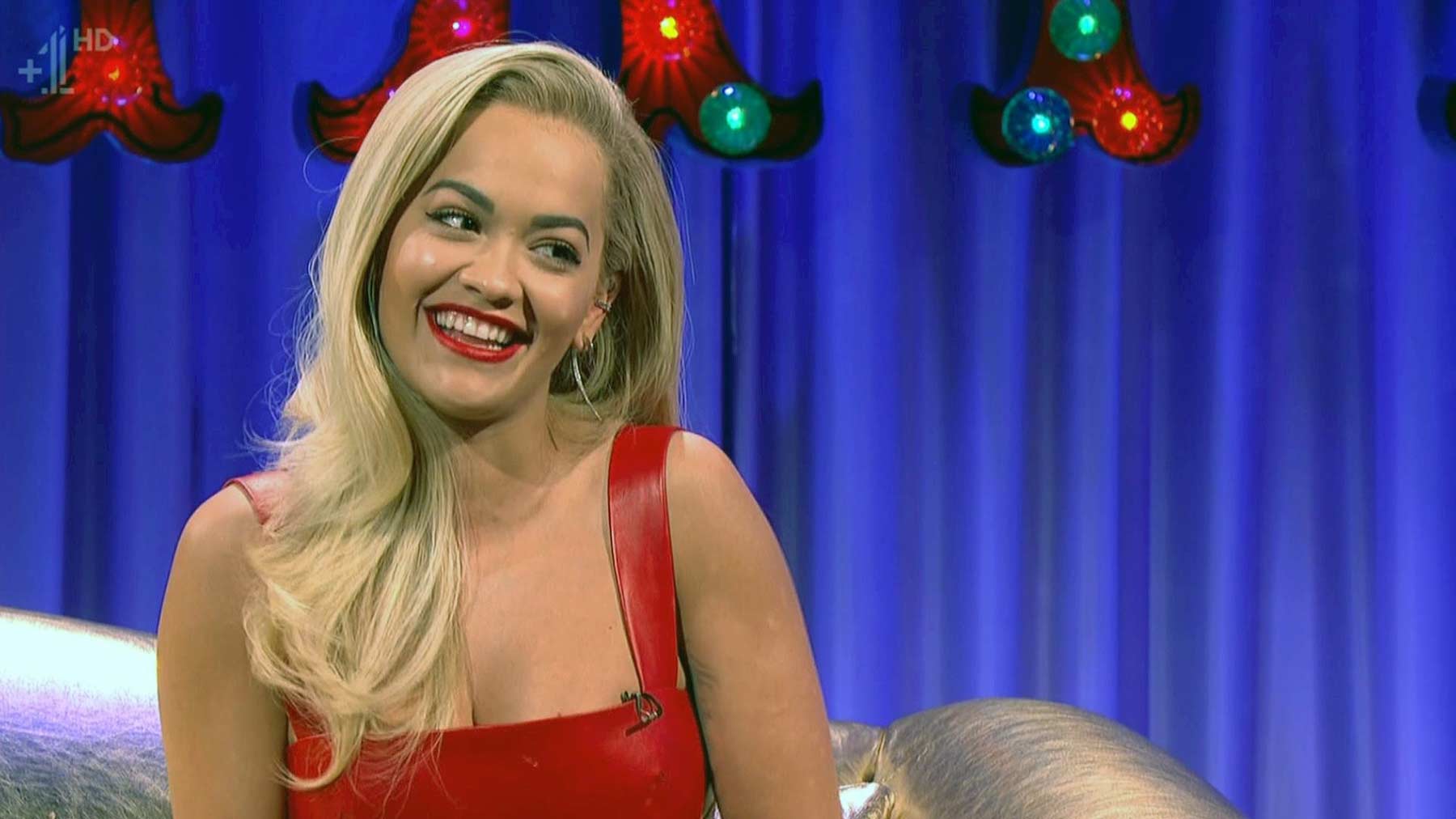 Rita Ora appearing on Alan Carr Chatty Man