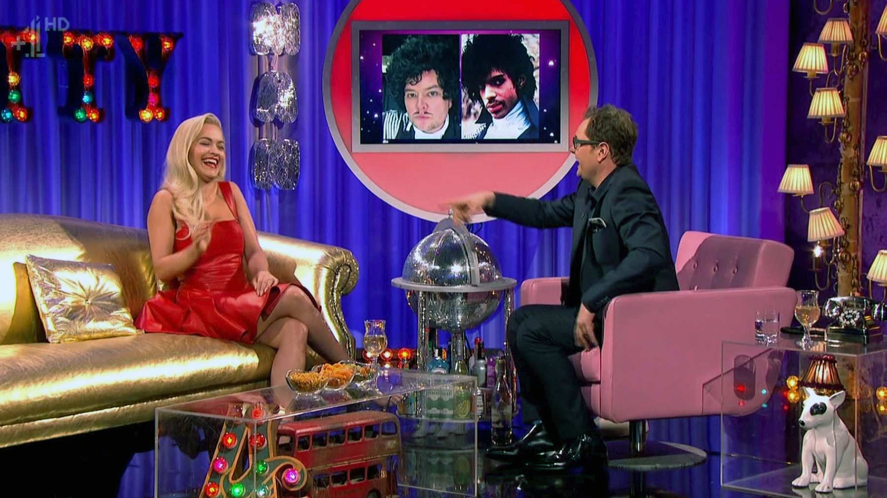 Rita Ora appearing on Alan Carr Chatty Man