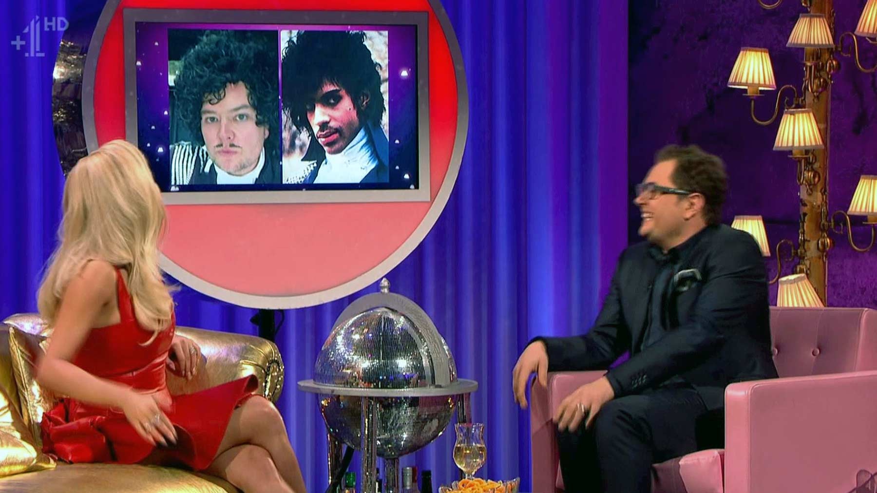 Rita Ora appearing on Alan Carr Chatty Man