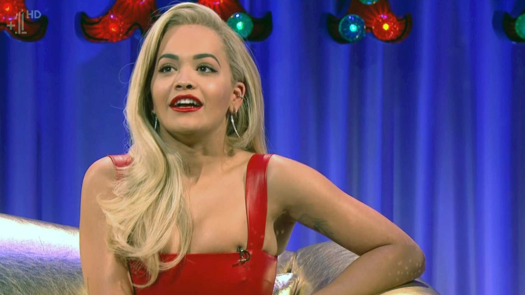 Rita Ora appearing on Alan Carr Chatty Man