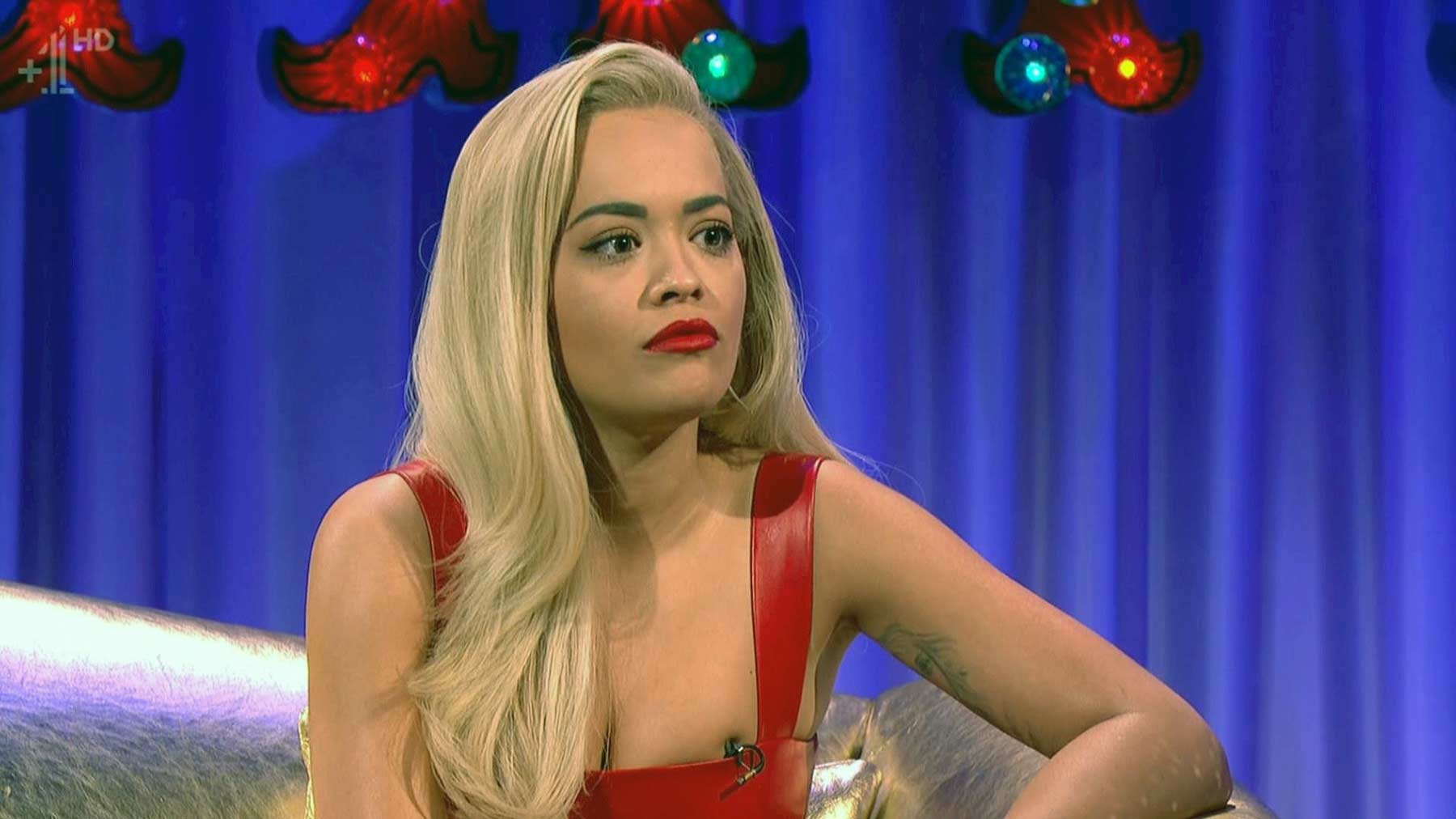 Rita Ora appearing on Alan Carr Chatty Man