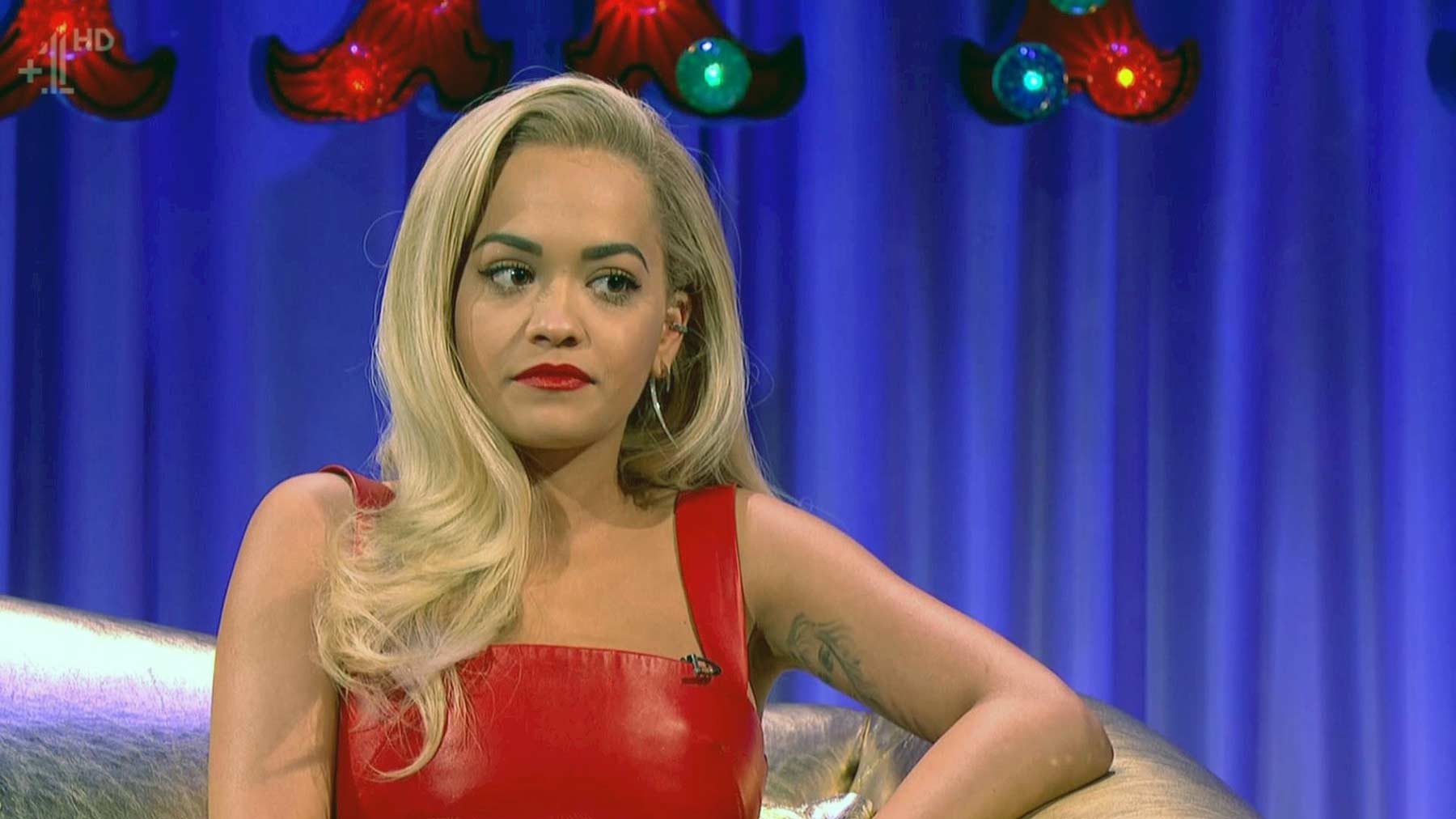 Rita Ora appearing on Alan Carr Chatty Man