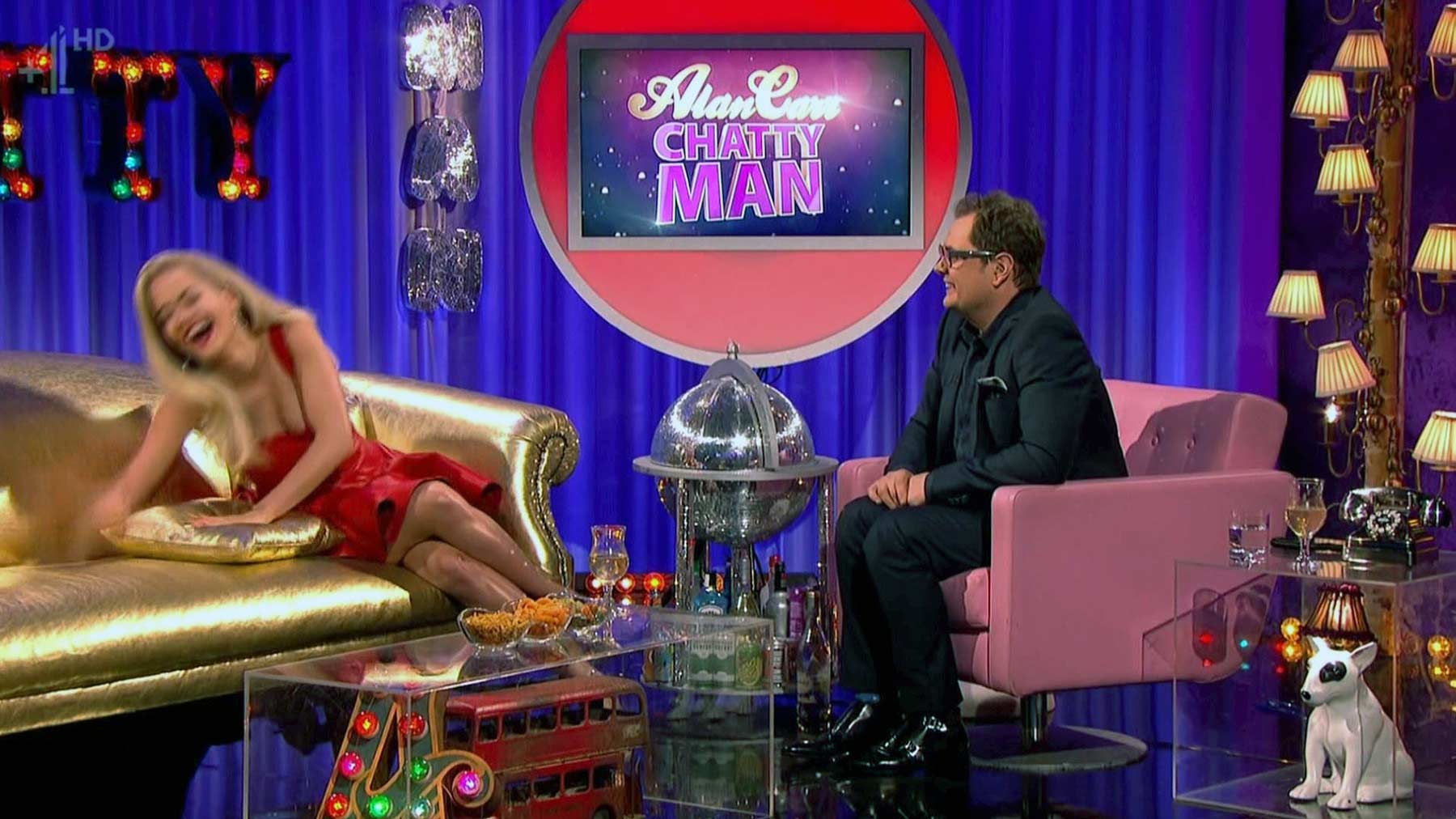 Rita Ora appearing on Alan Carr Chatty Man