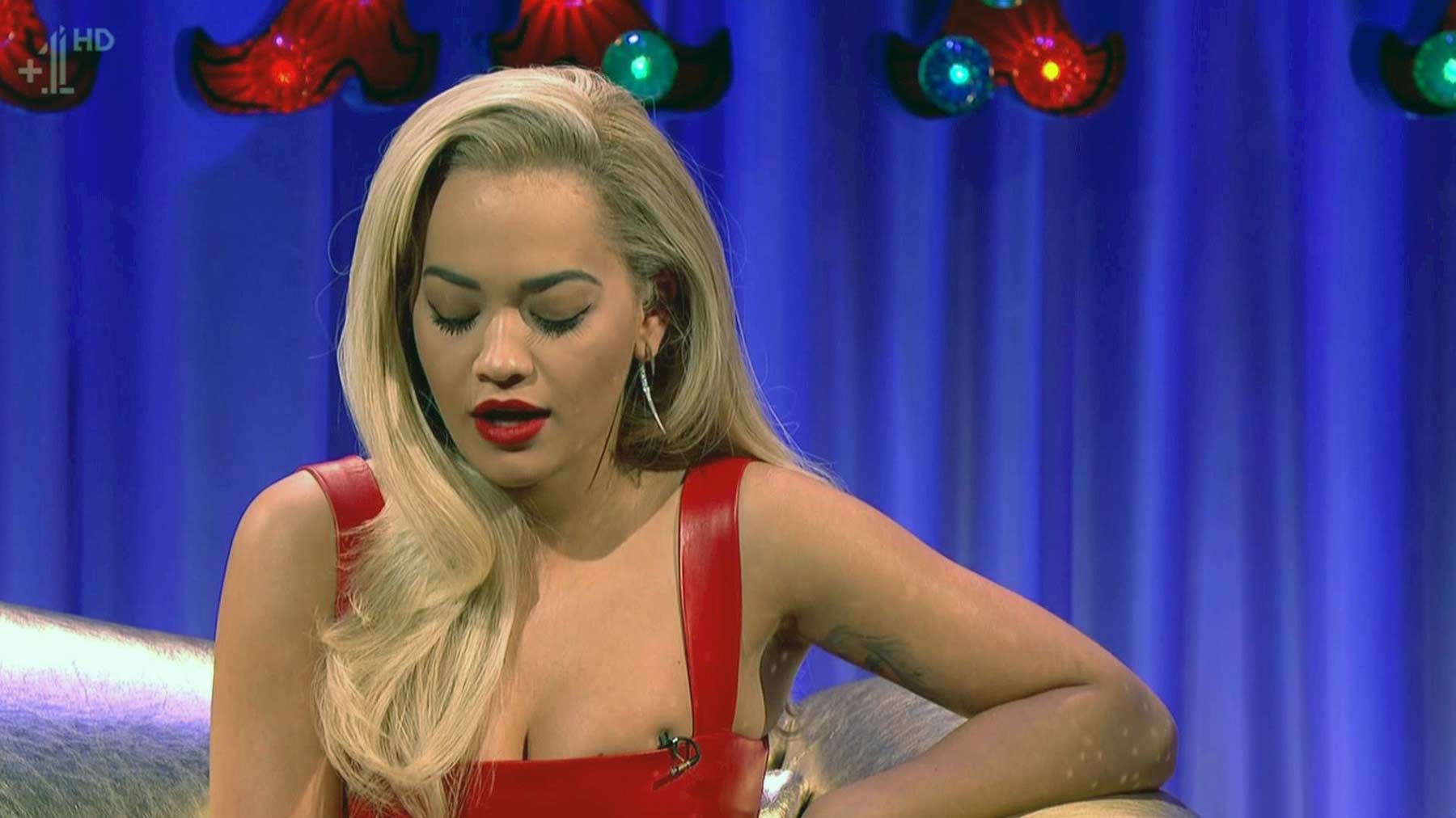 Rita Ora appearing on Alan Carr Chatty Man