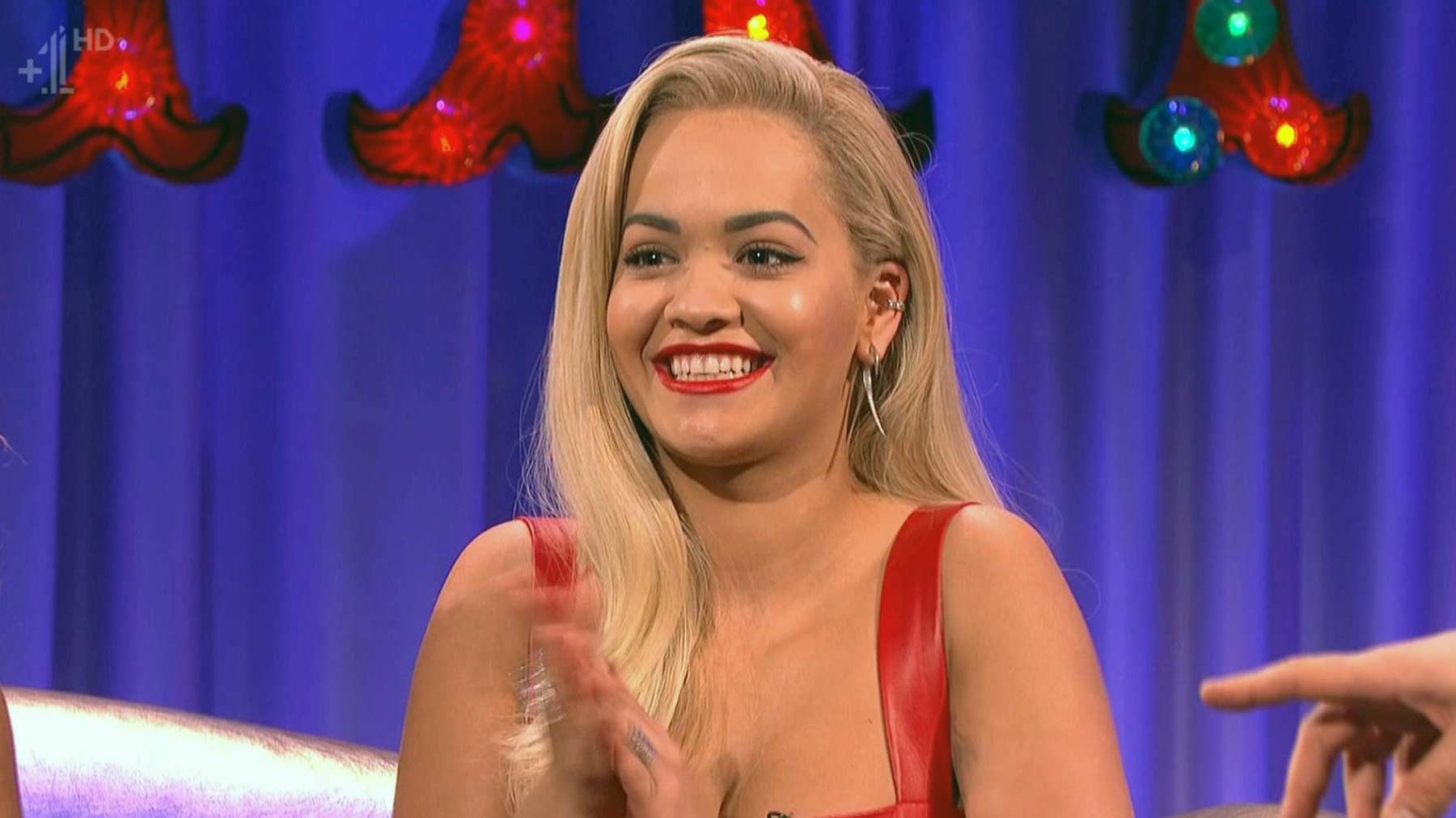 Rita Ora appearing on Alan Carr Chatty Man