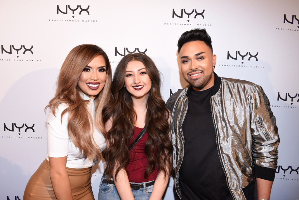 Karen Sarahi attends the NYX Cosmetics Grand Opening