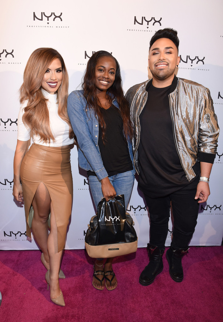 Karen Sarahi attends the NYX Cosmetics Grand Opening