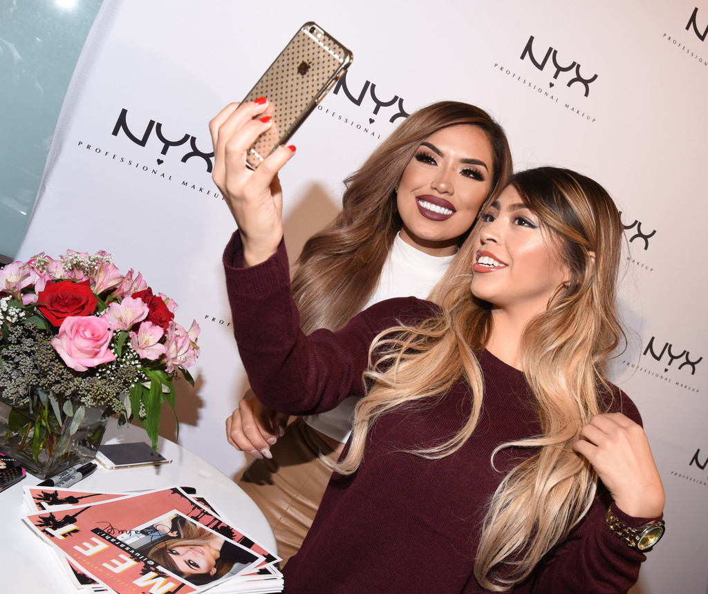 Karen Sarahi attends the NYX Cosmetics Grand Opening