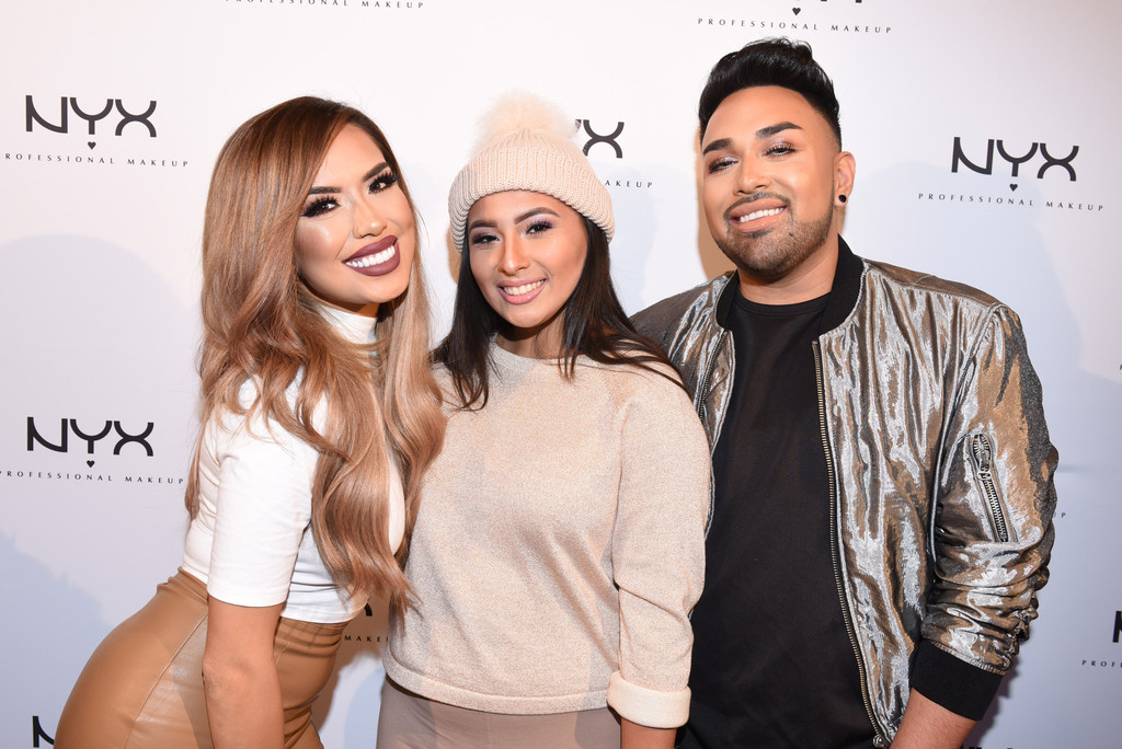 Karen Sarahi attends the NYX Cosmetics Grand Opening