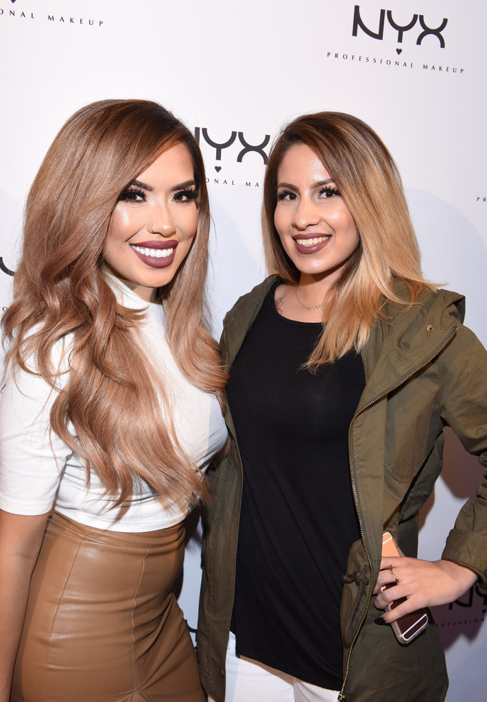 Karen Sarahi attends the NYX Cosmetics Grand Opening