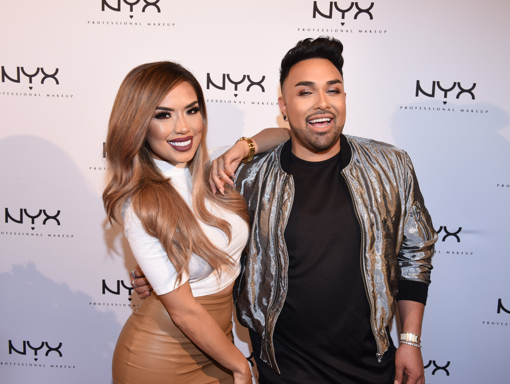 Karen Sarahi attends the NYX Cosmetics Grand Opening