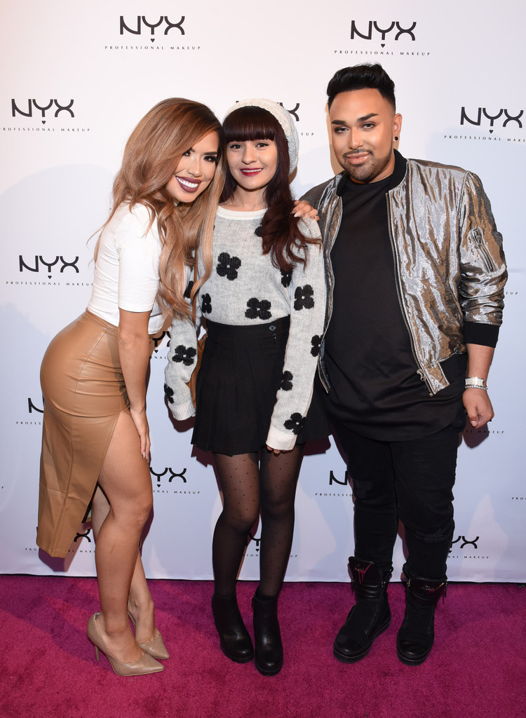 Karen Sarahi attends the NYX Cosmetics Grand Opening