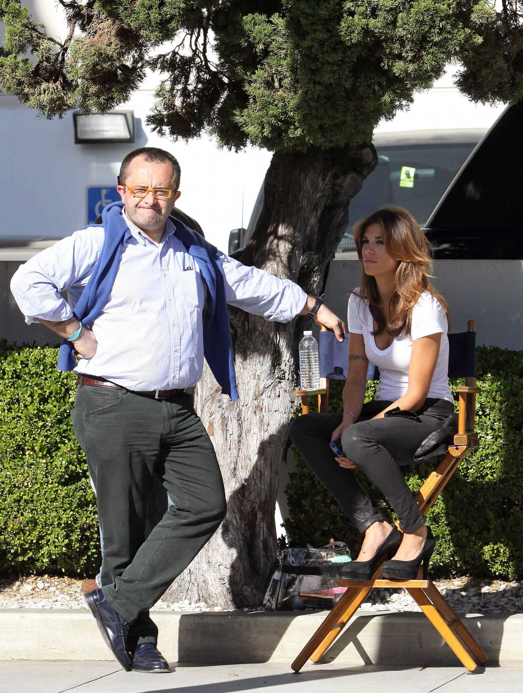 Elisabetta Canalis On The Set Of Photo Shoot