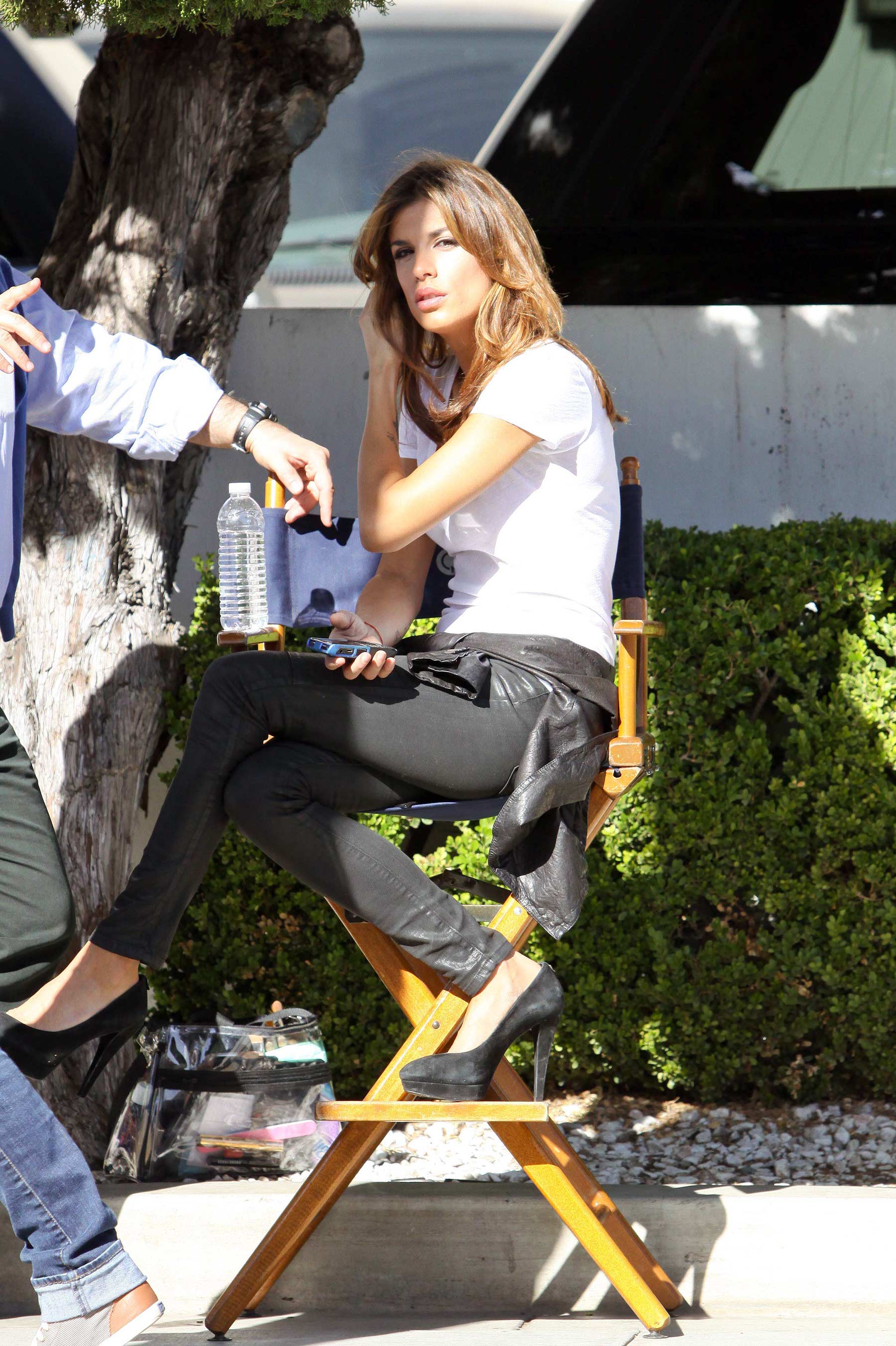 Elisabetta Canalis On The Set Of Photo Shoot