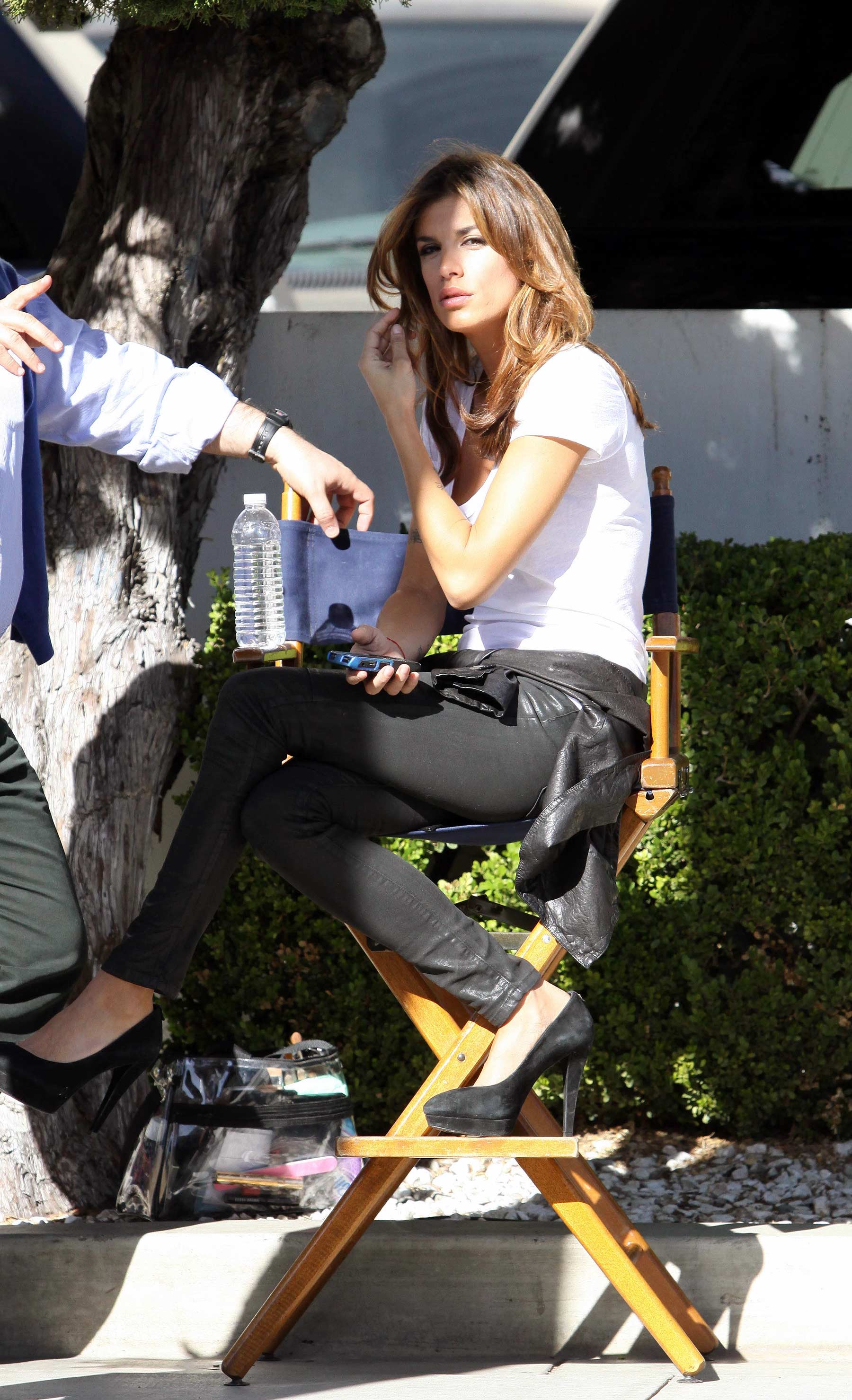 Elisabetta Canalis On The Set Of Photo Shoot