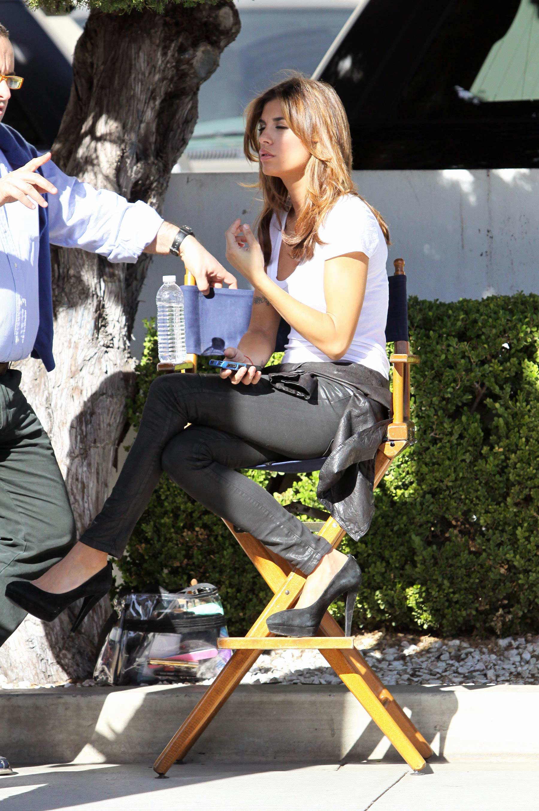 Elisabetta Canalis On The Set Of Photo Shoot