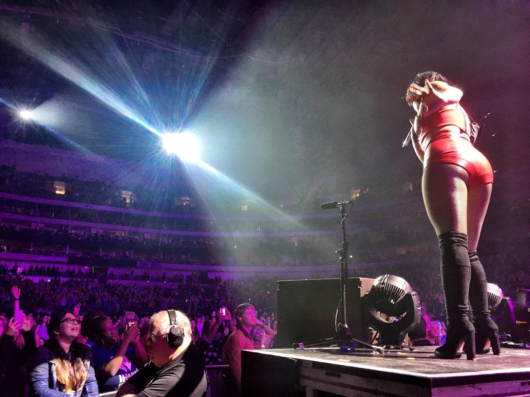 Demi Lovato performs at the iHeart Radio Jingle Ball