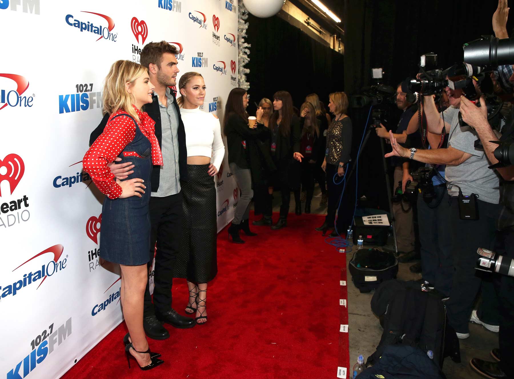 Maika Monroe attends 102.7 KIIS FM’s Jingle Ball 2015