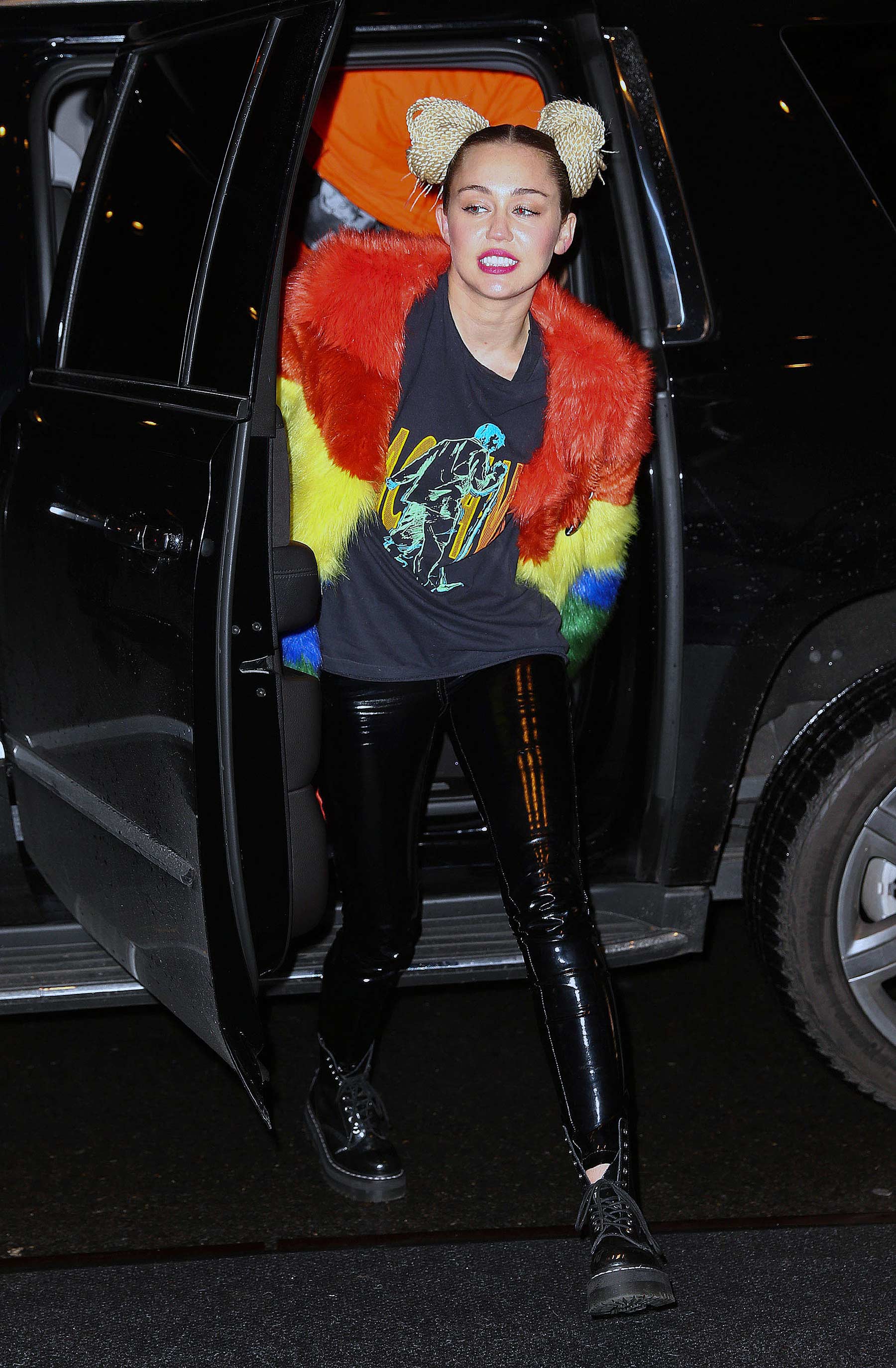 Miley Cyrus sighted in New York City