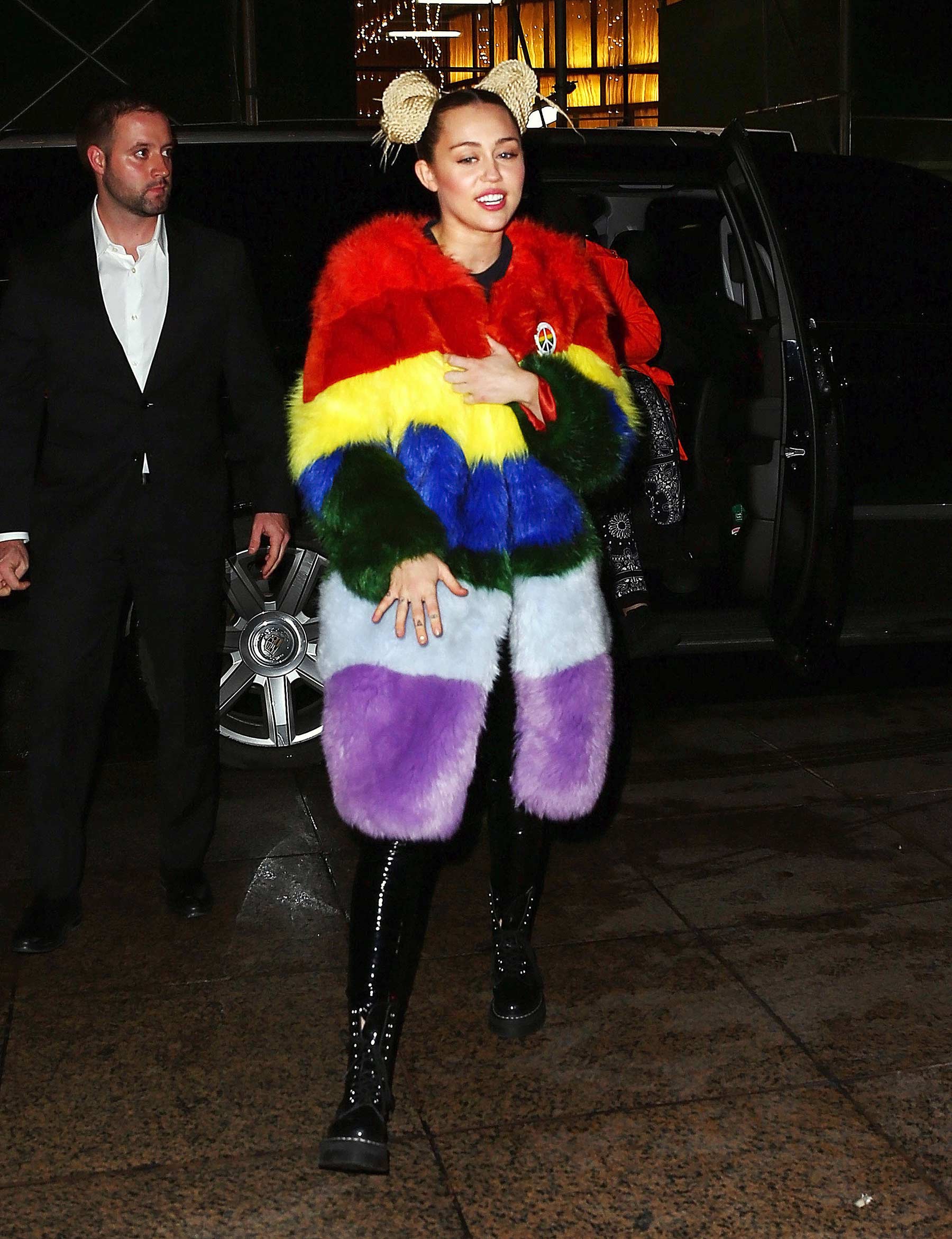 Miley Cyrus sighted in New York City