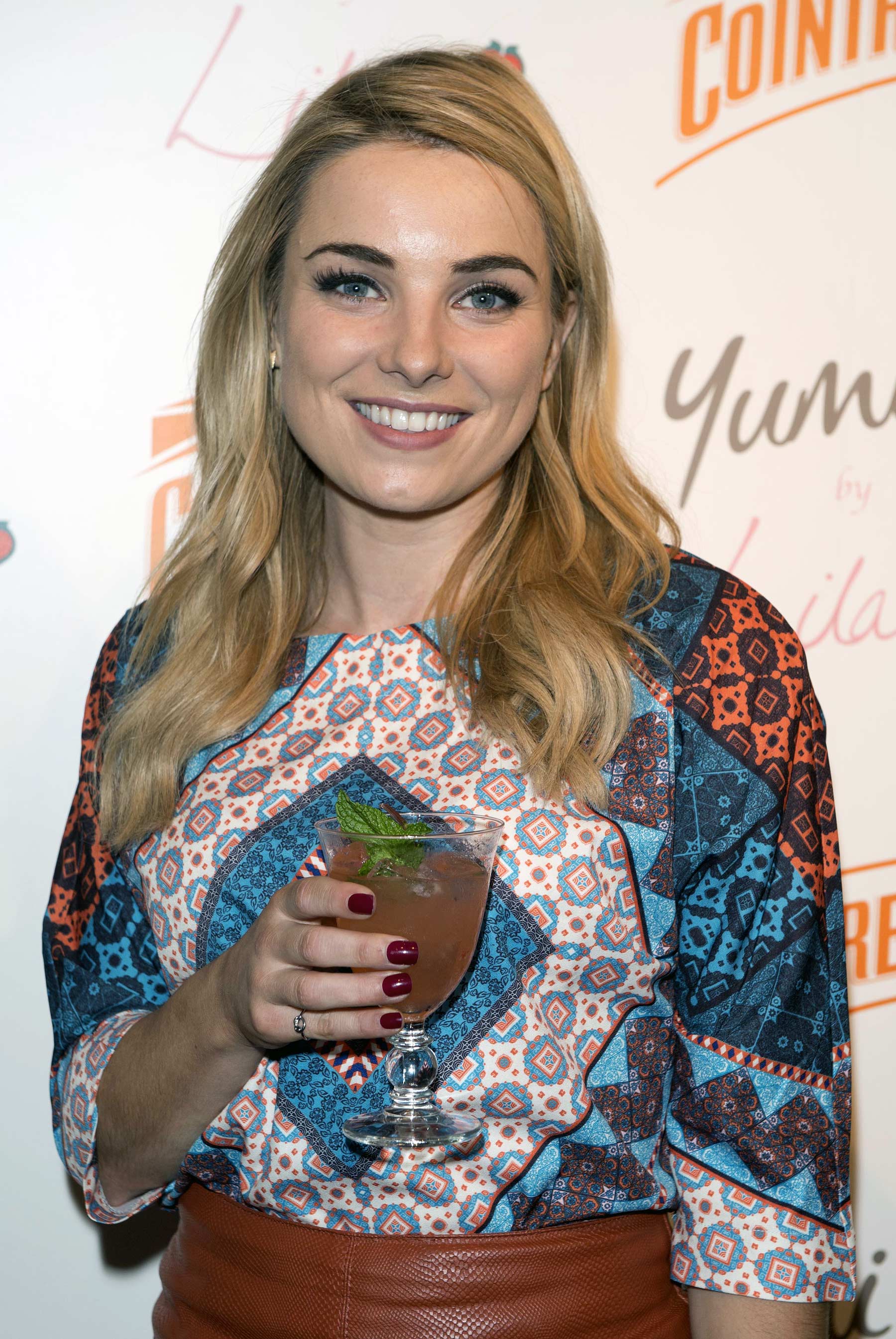 Sian Welby attends the Cointreau launch party for Yumi By Lilah SS 2016 collection