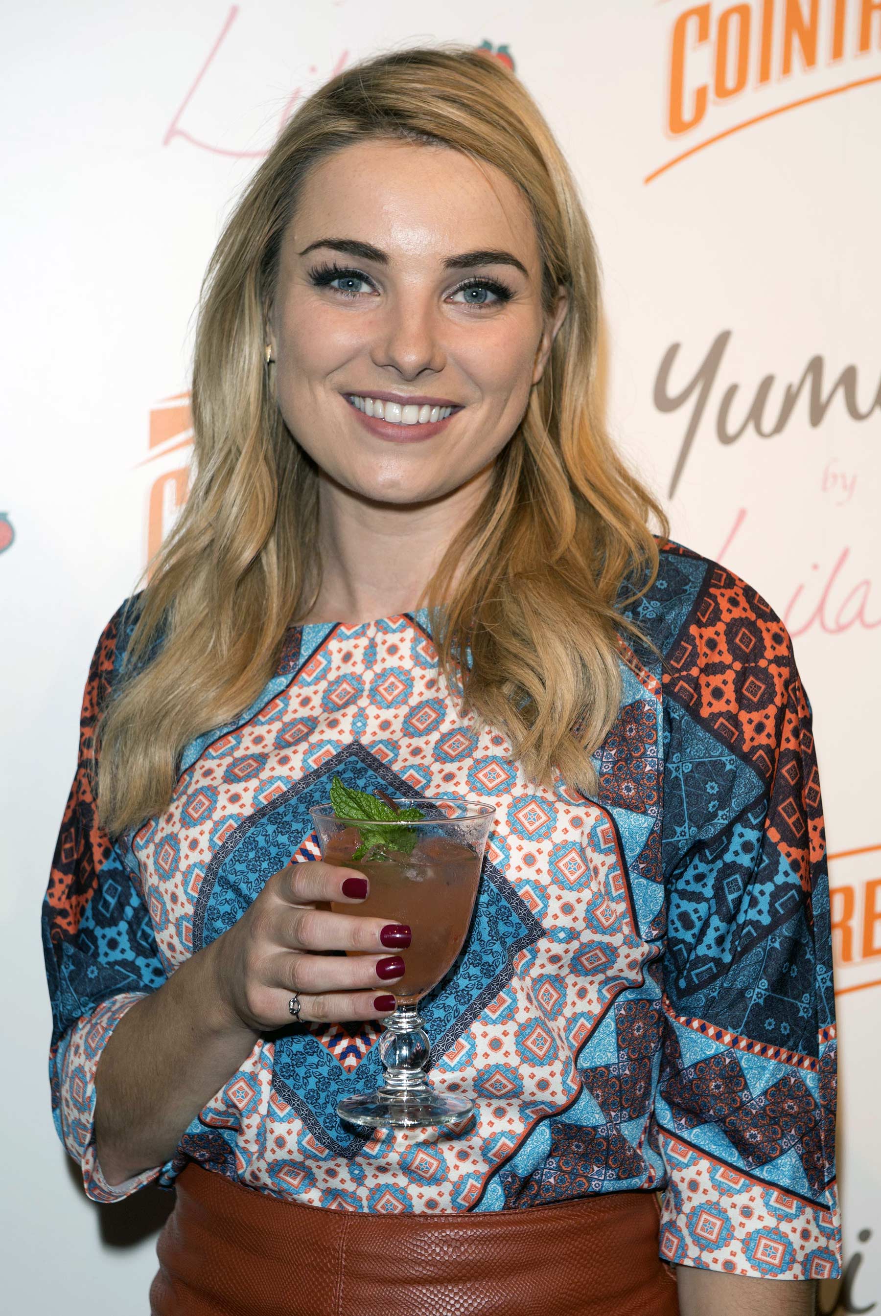 Sian Welby attends the Cointreau launch party for Yumi By Lilah SS 2016 collection