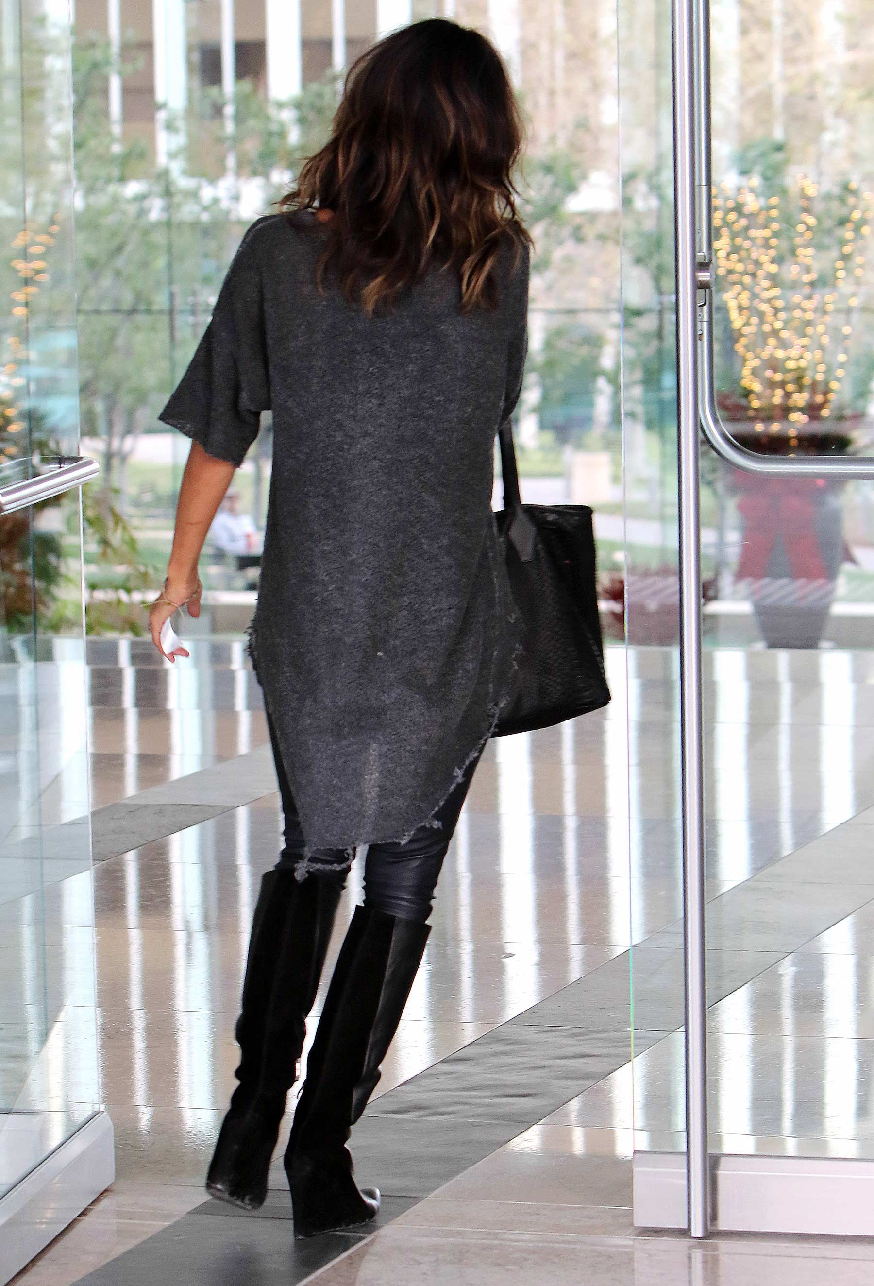 Halle Berry arriving for a meeting in Santa Monica