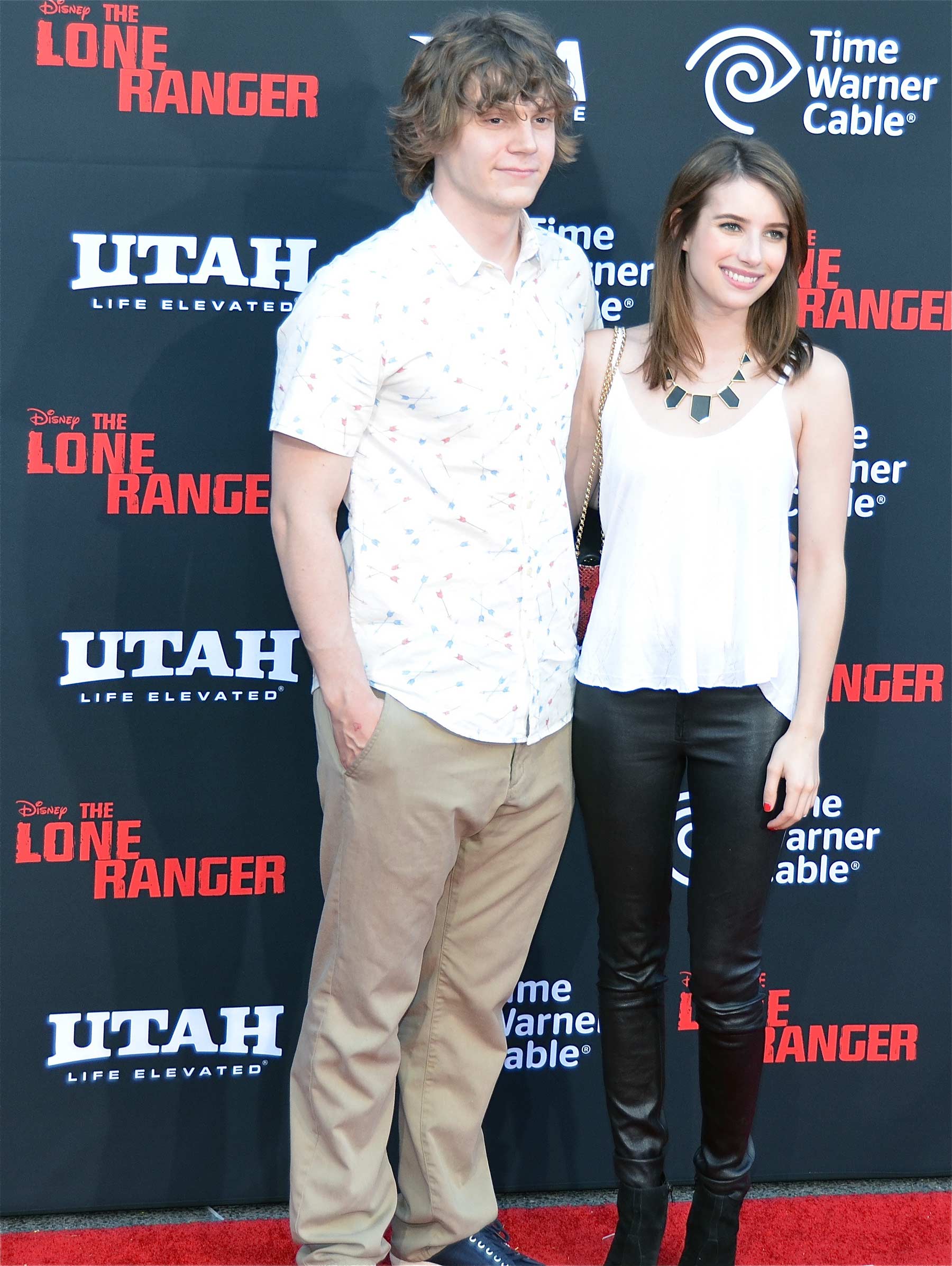 Emma Roberts attends The World Premiere of The Lone Ranger