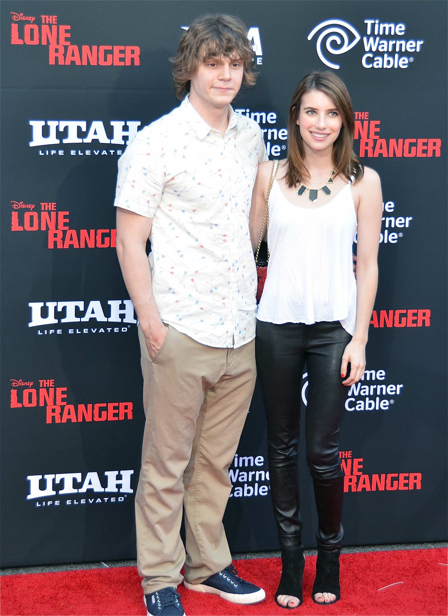 Emma Roberts attends The World Premiere of The Lone Ranger