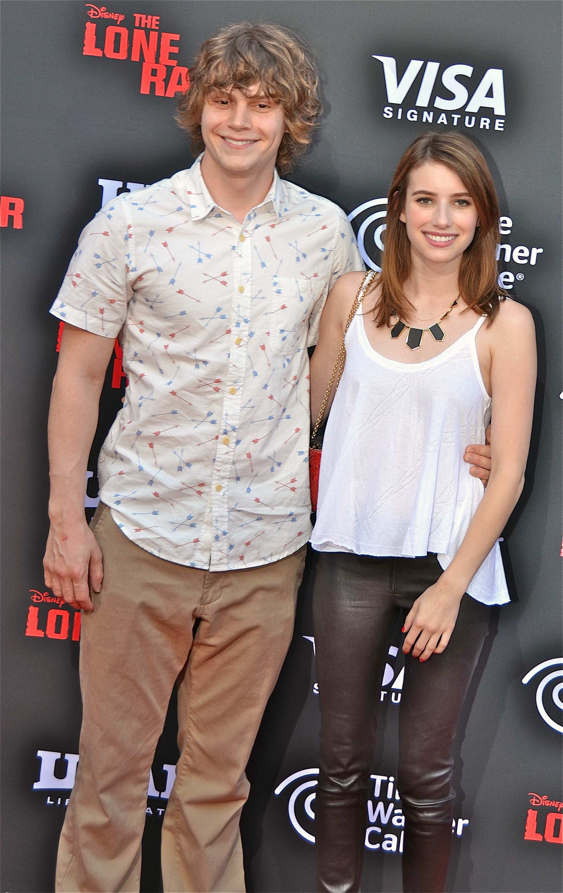 Emma Roberts attends The World Premiere of The Lone Ranger