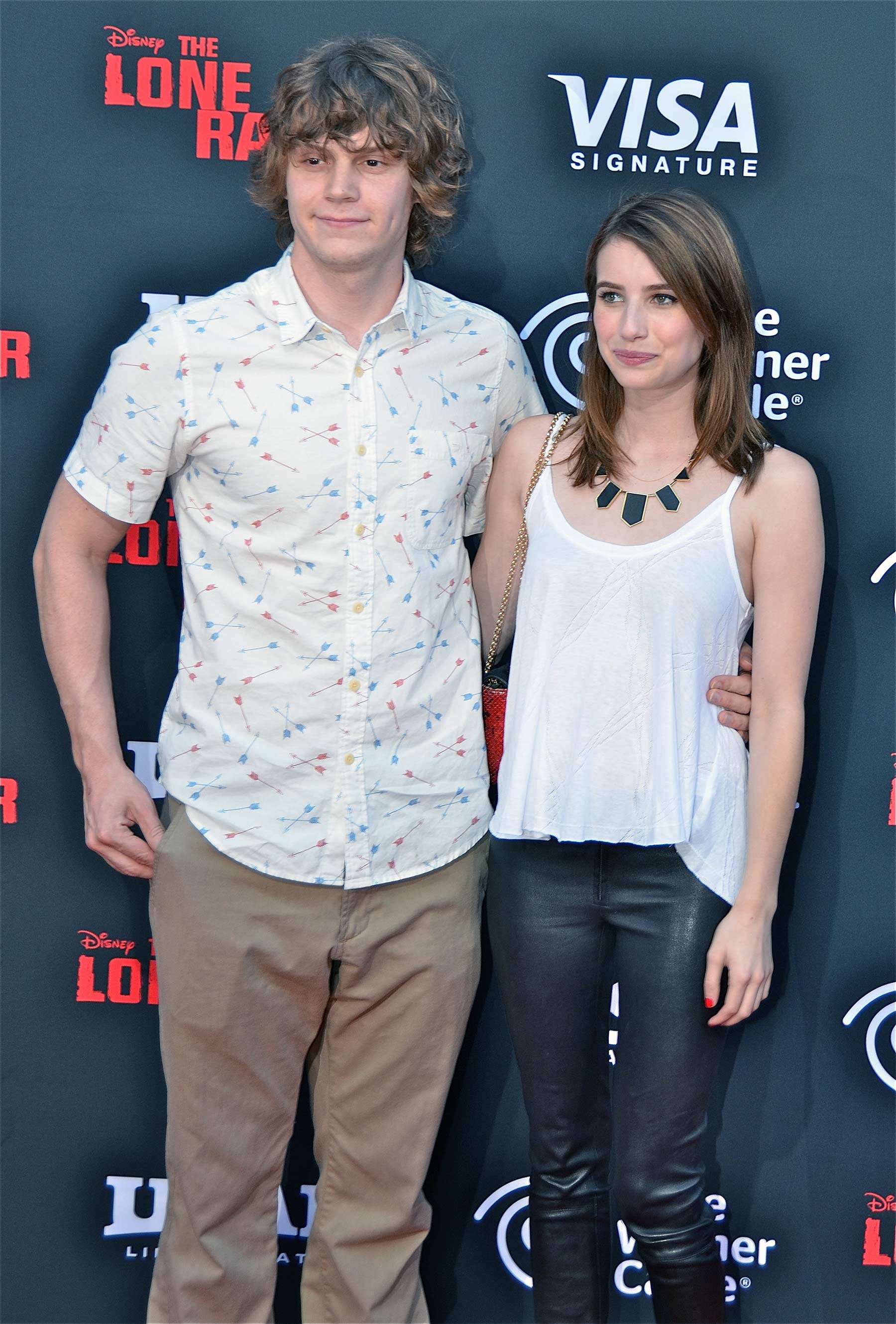 Emma Roberts attends The World Premiere of The Lone Ranger