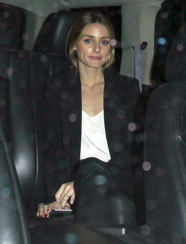 Olivia Palermo night out at The Nice Guy nightclub