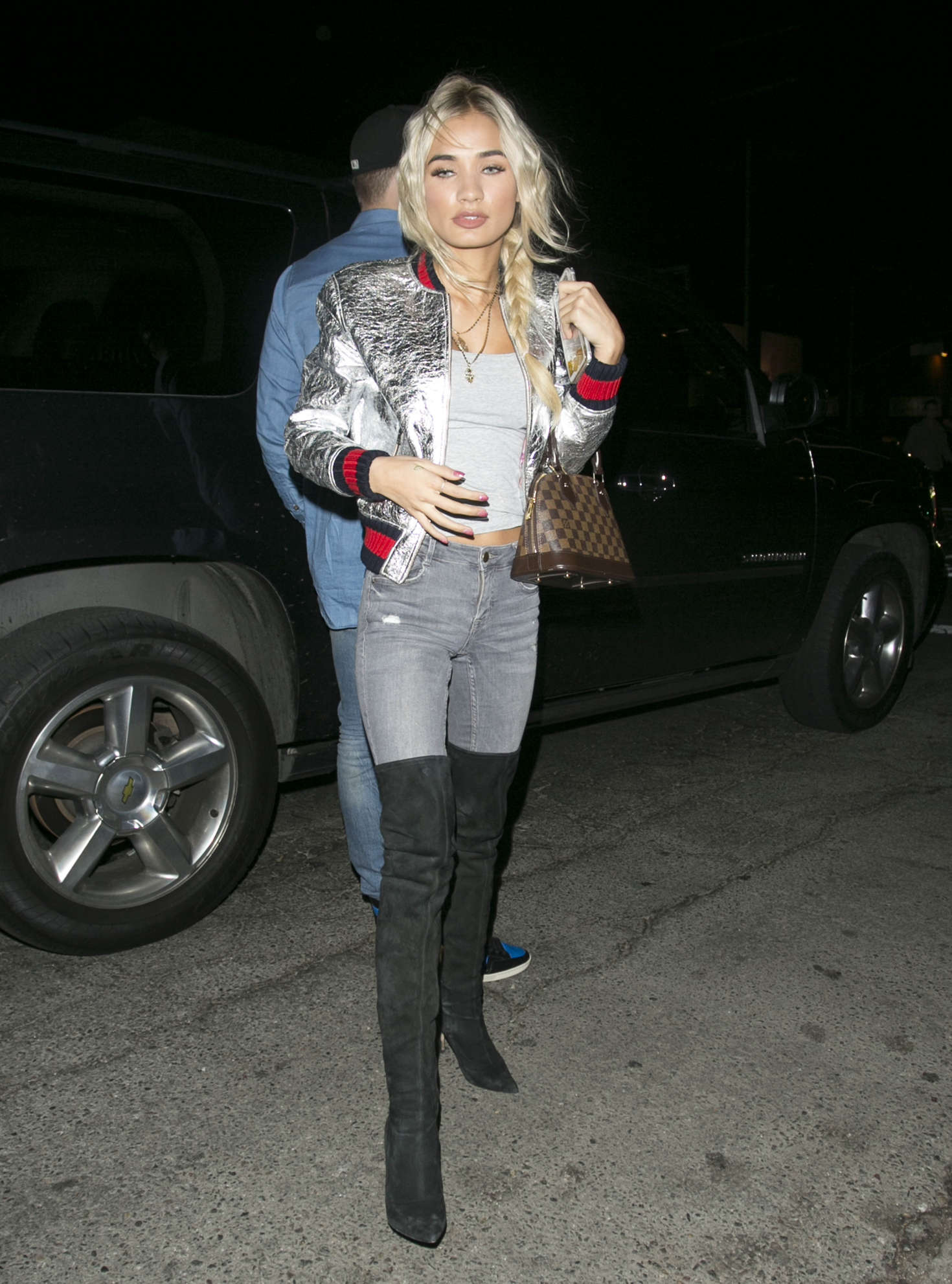 Pia Mia Perez at The Nice Guy Restaurant