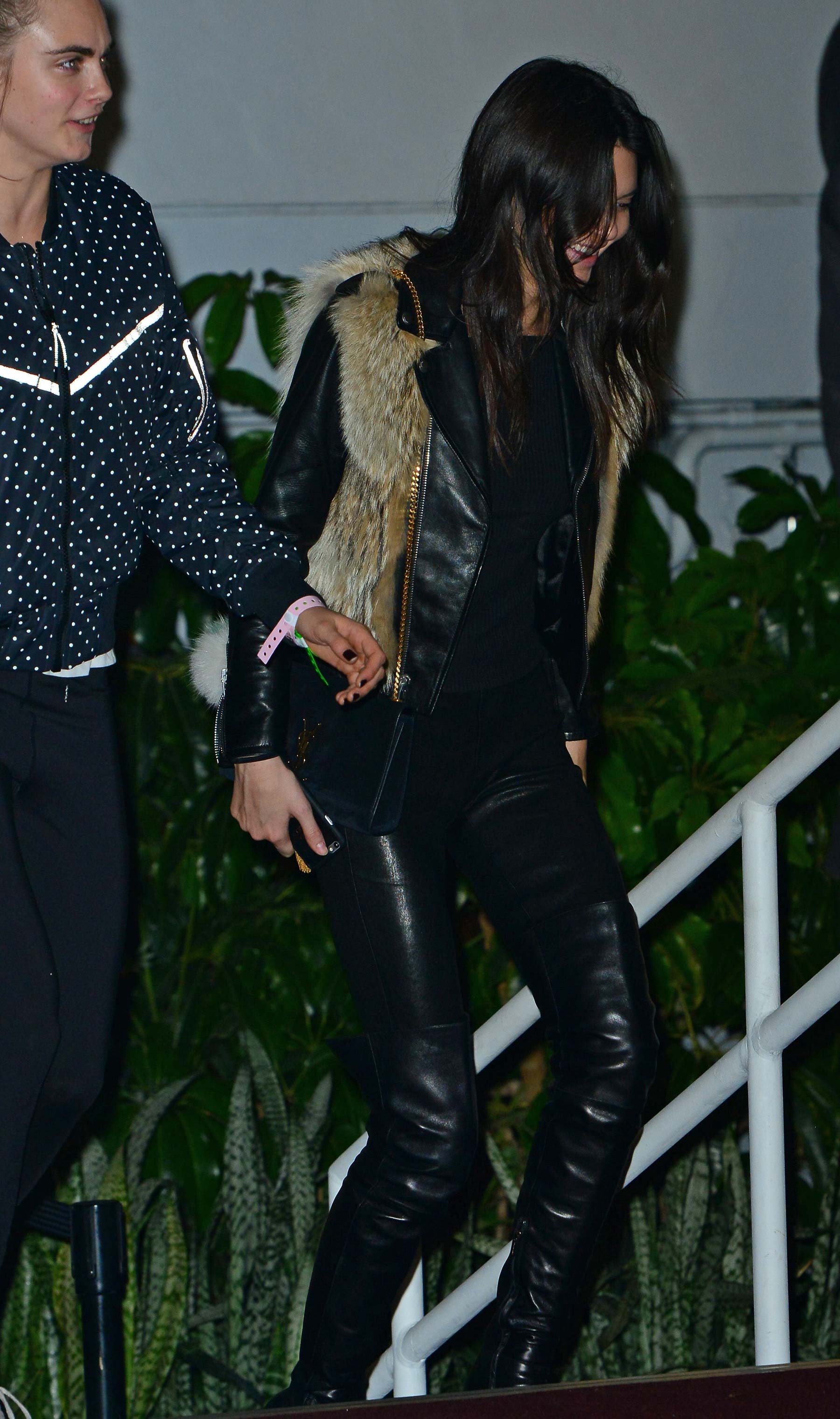 Kendall Jenner leaving The Weeknd’s concert in LA