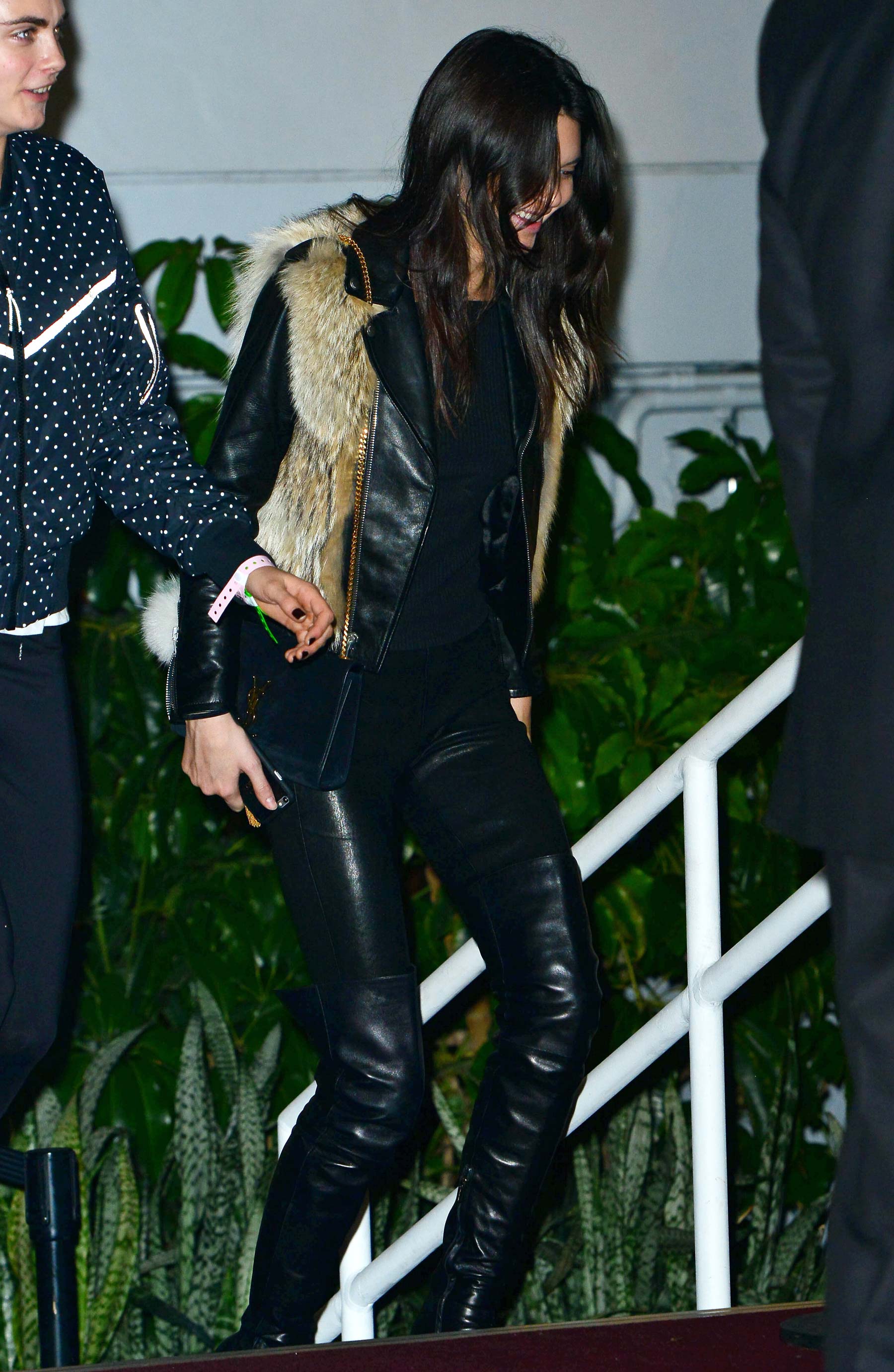 Kendall Jenner leaving The Weeknd’s concert in LA