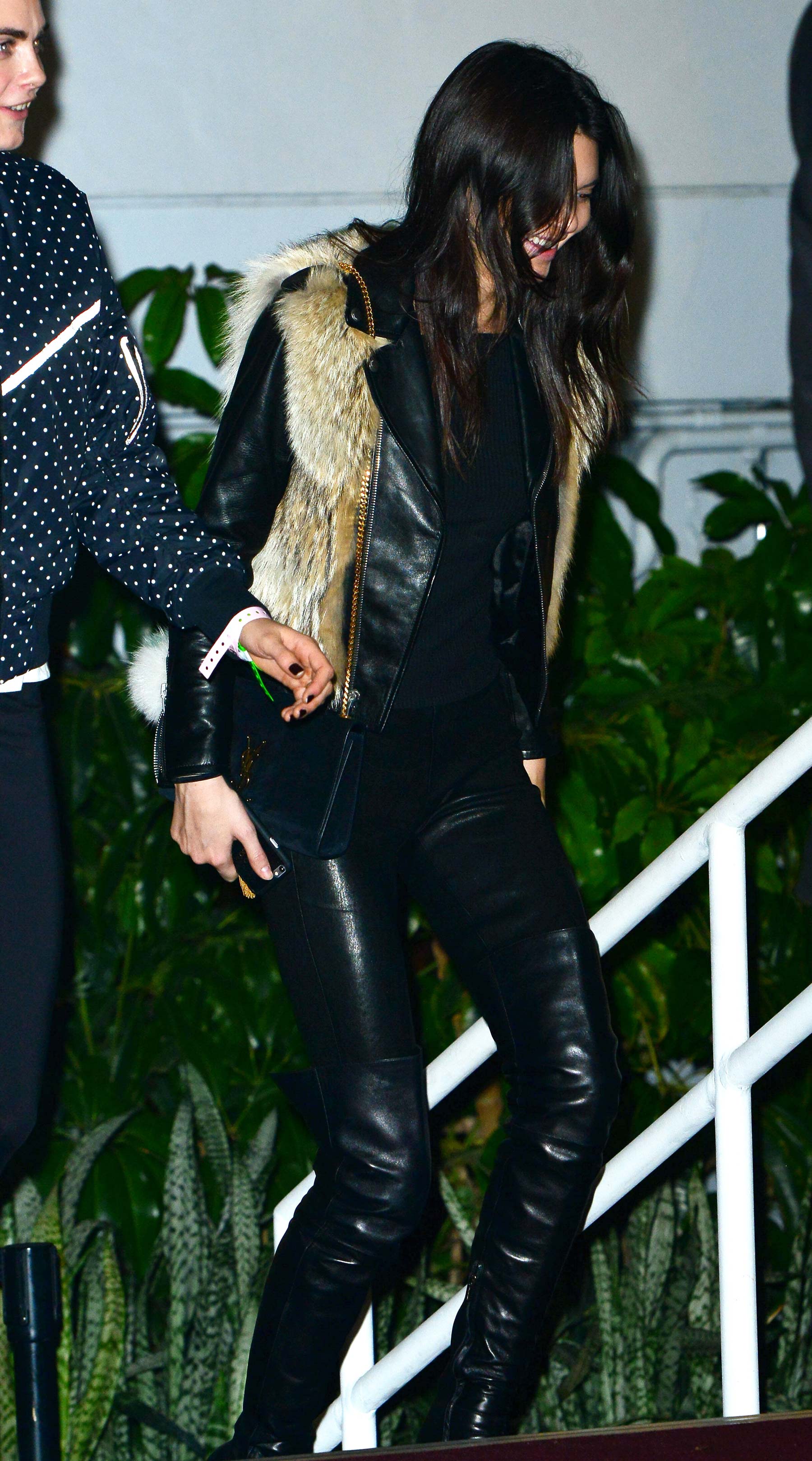 Kendall Jenner leaving The Weeknd’s concert in LA