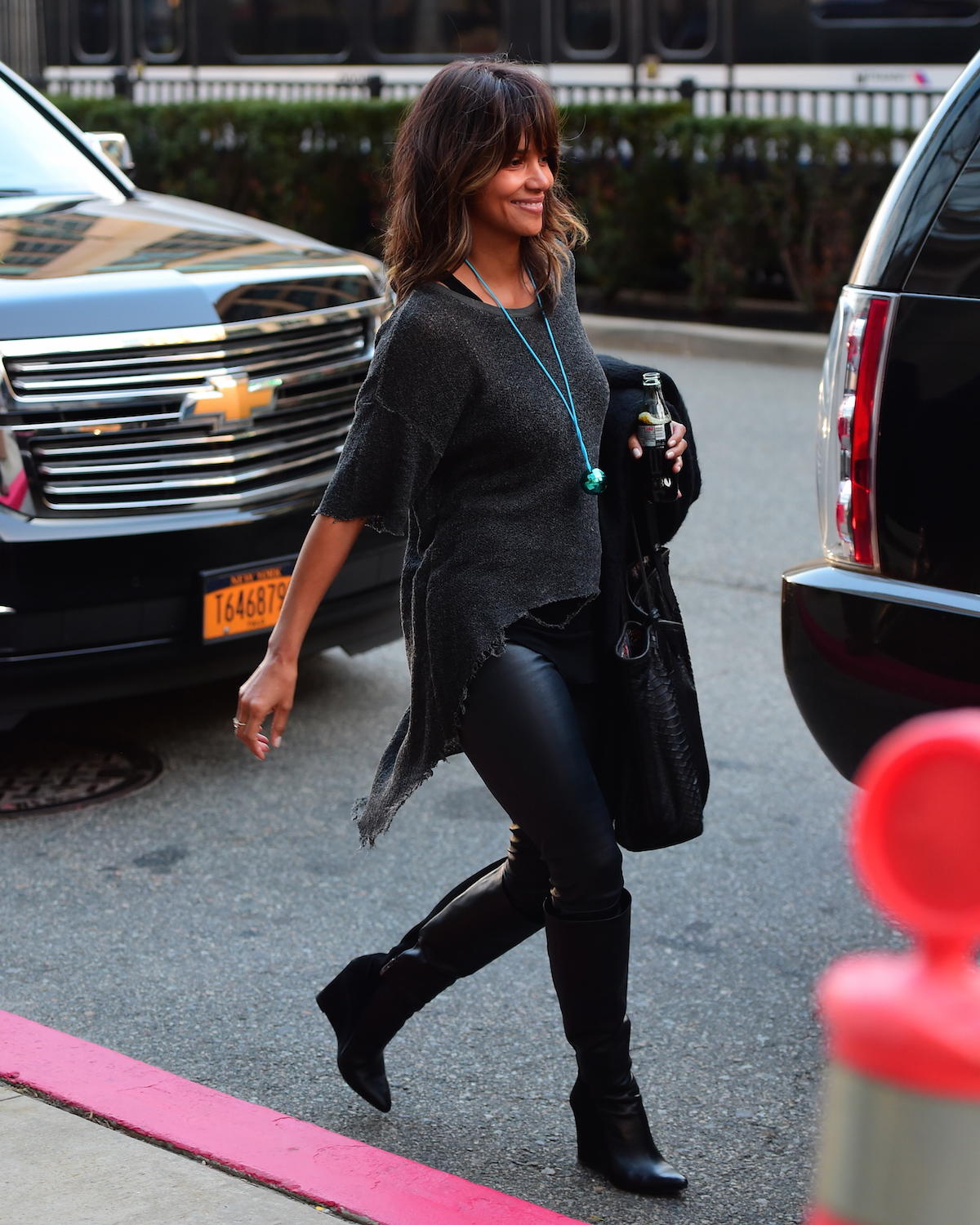 Halle Berry leaving ICAP Charity Day