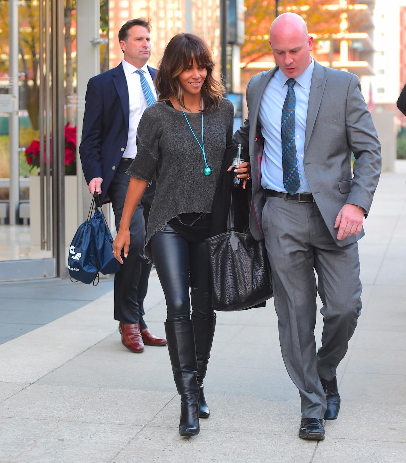 Halle Berry leaving ICAP Charity Day