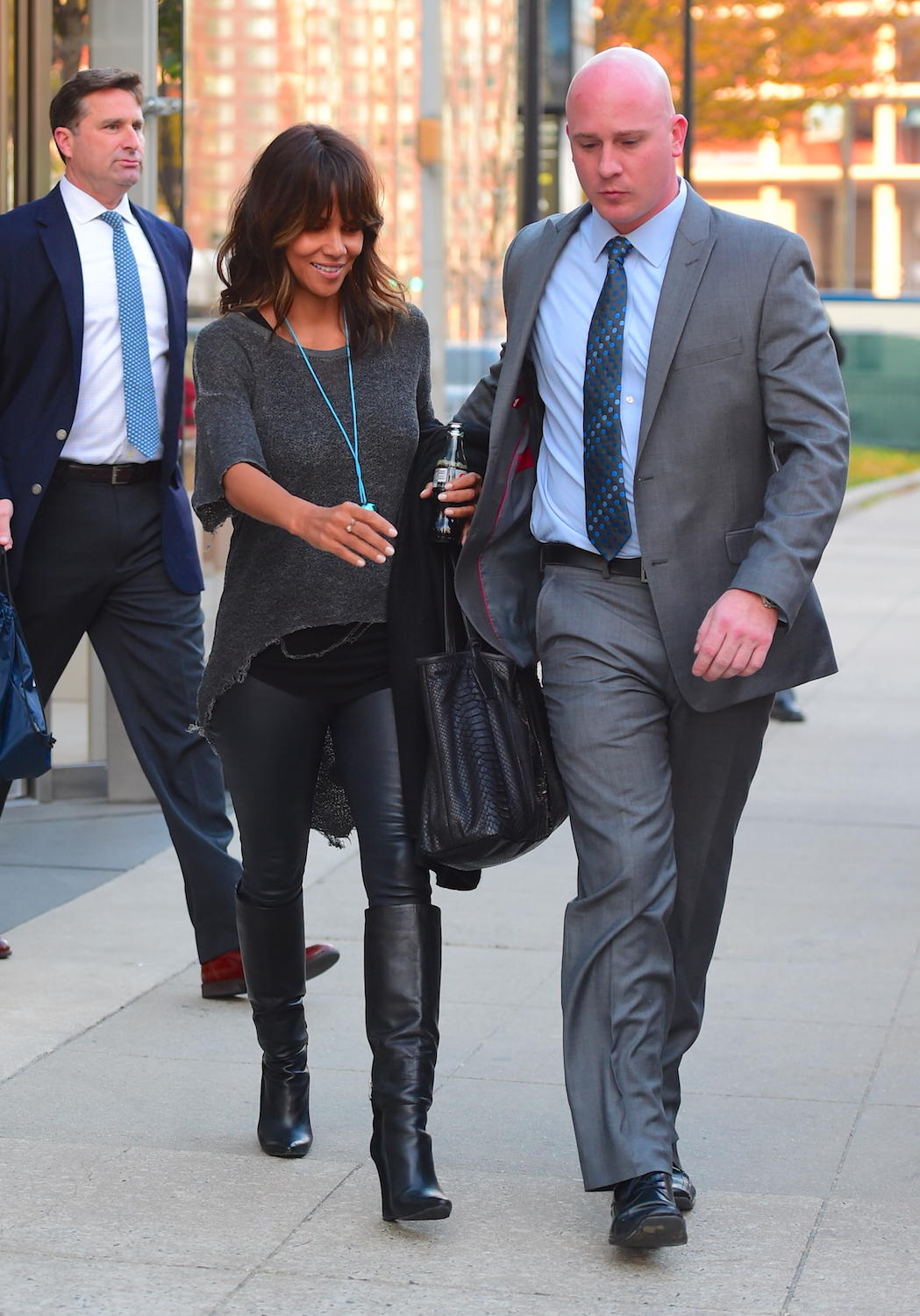 Halle Berry leaving ICAP Charity Day
