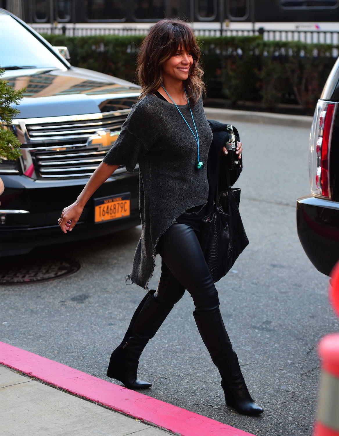 Halle Berry leaving ICAP Charity Day