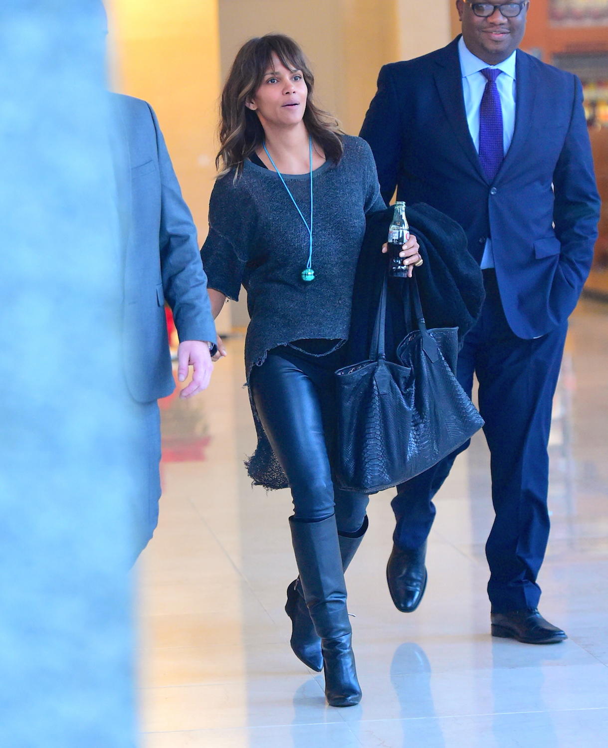 Halle Berry leaving ICAP Charity Day