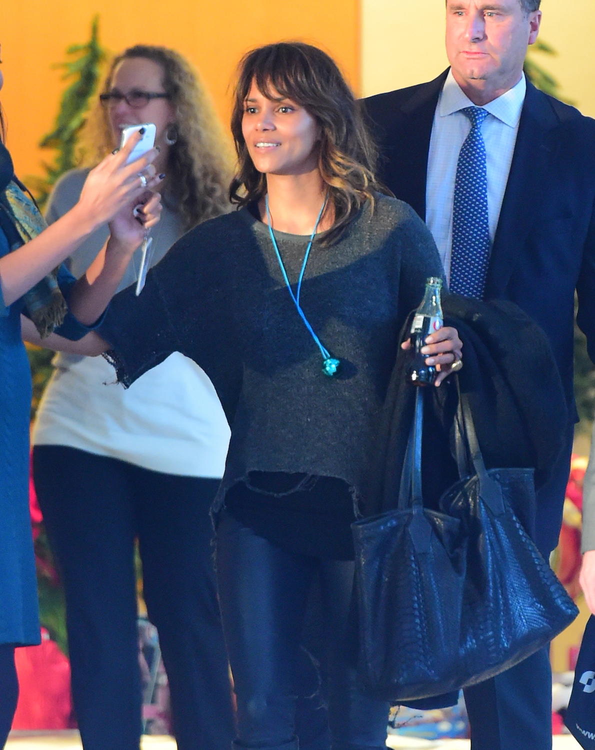 Halle Berry leaving ICAP Charity Day