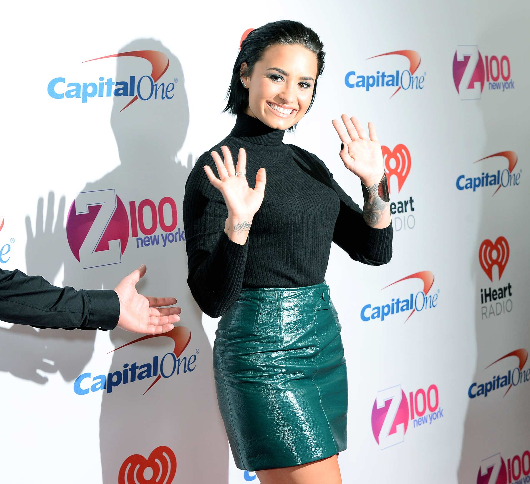 Demi Lovato attends Z100’s Jingle Ball 2015