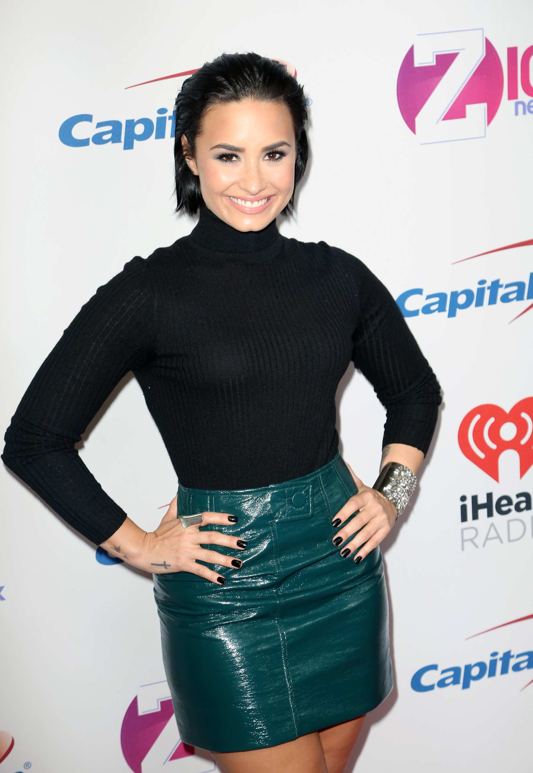 Demi Lovato attends Z100’s Jingle Ball 2015